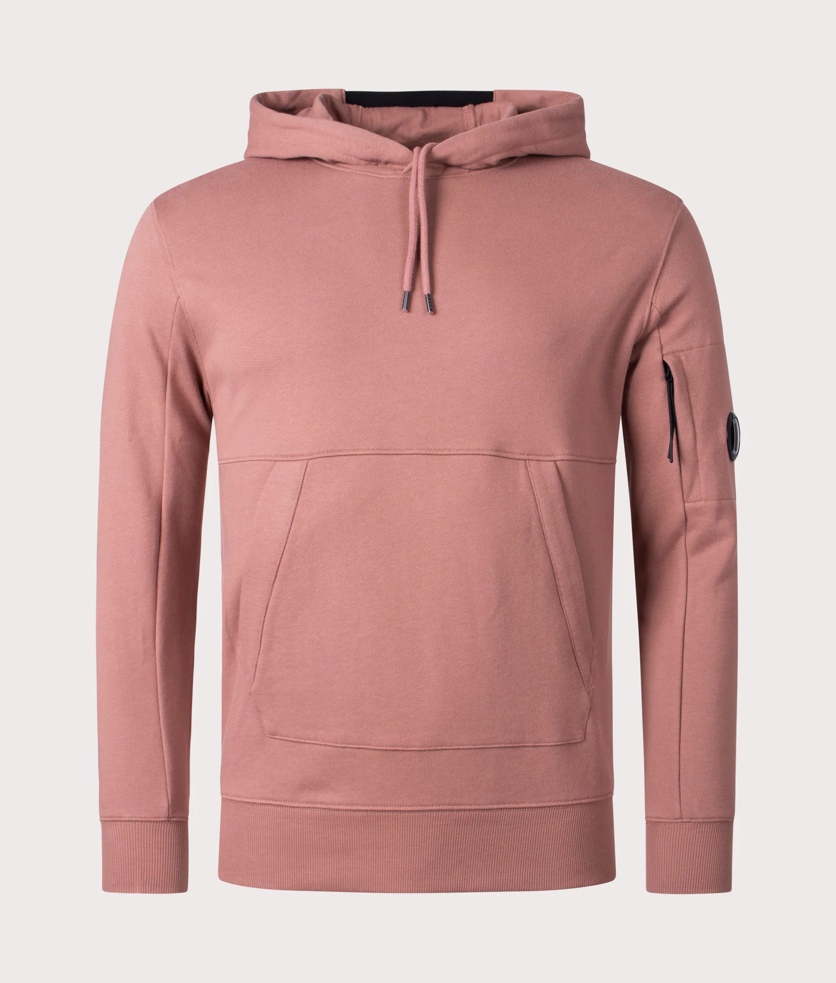Diagonal Raised Fleece Lens Hoodie - Image 3