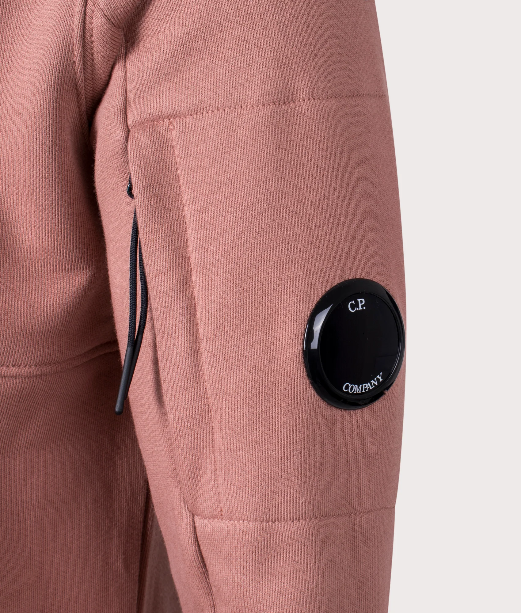 Diagonal Raised Fleece Lens Hoodie - Image 4