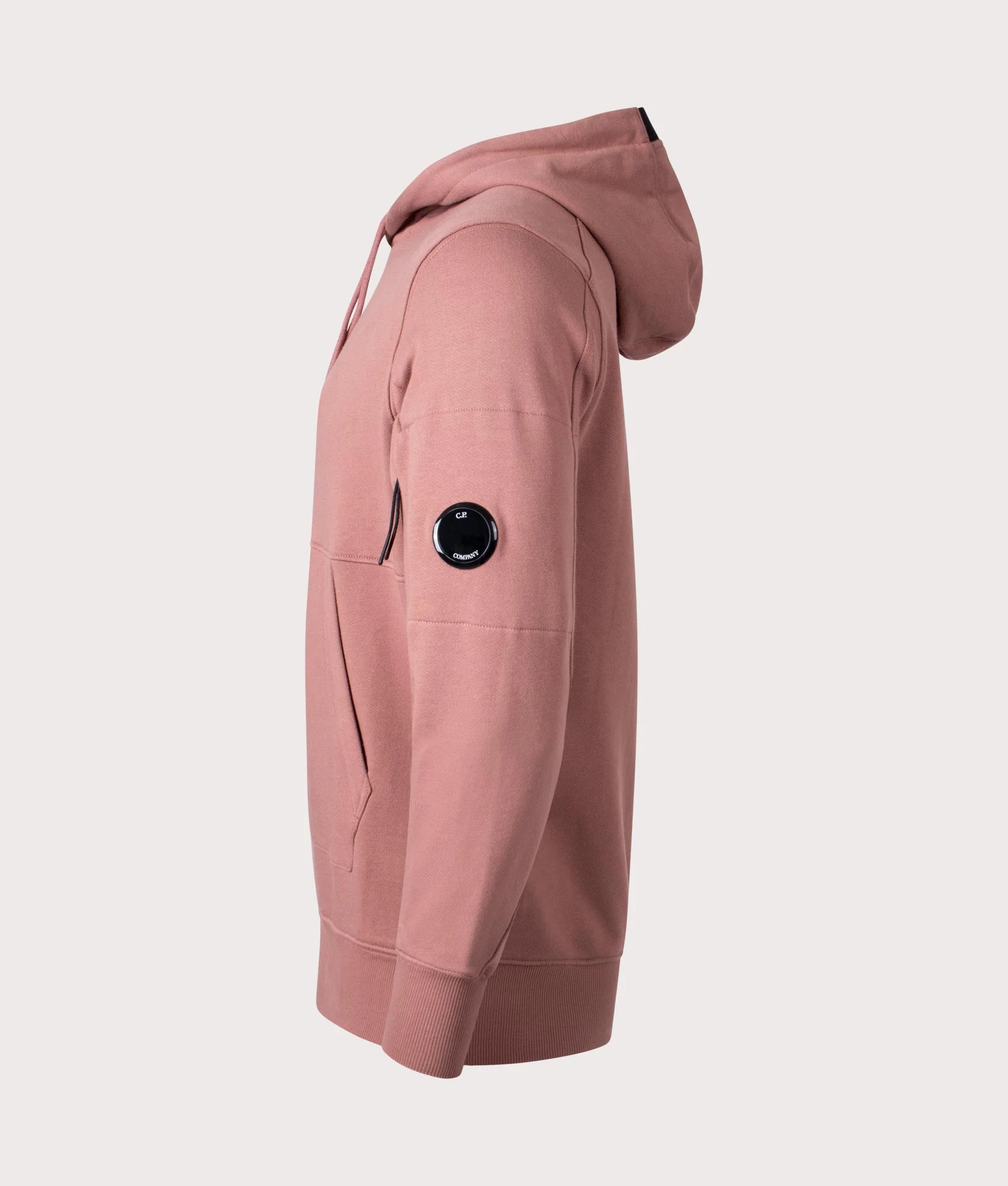 Diagonal Raised Fleece Lens Hoodie - Image 6
