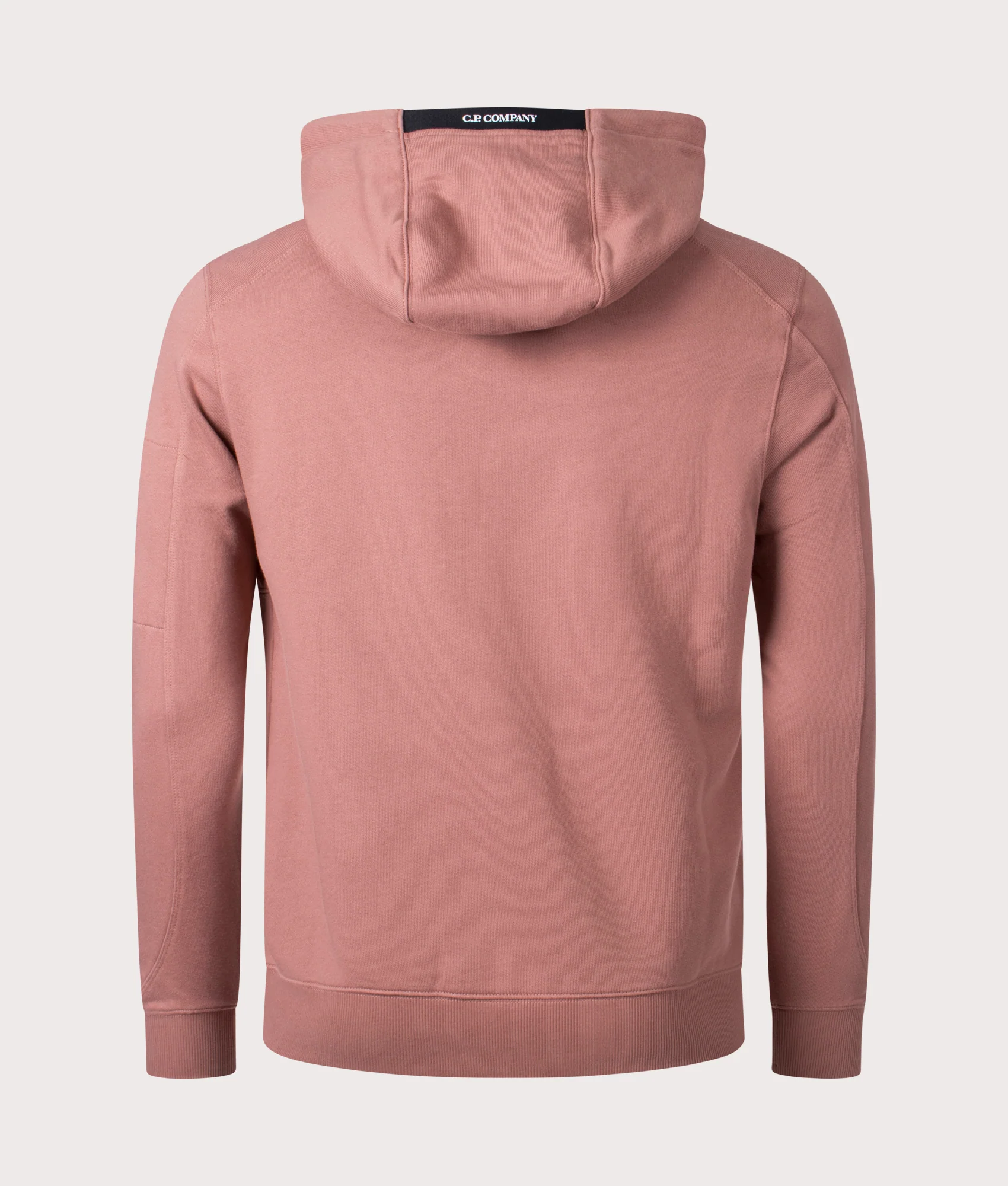 Diagonal Raised Fleece Lens Hoodie - Image 7