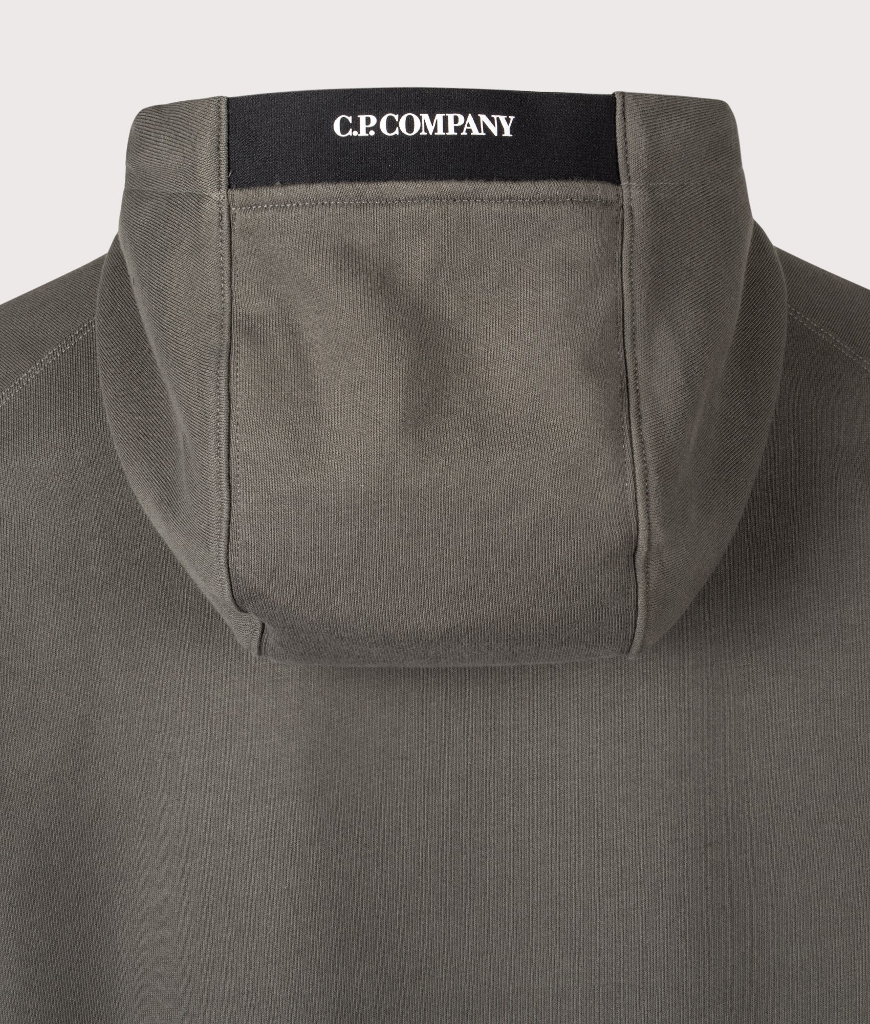 Diagonal Raised Fleece Lens Hoodie - Image 3