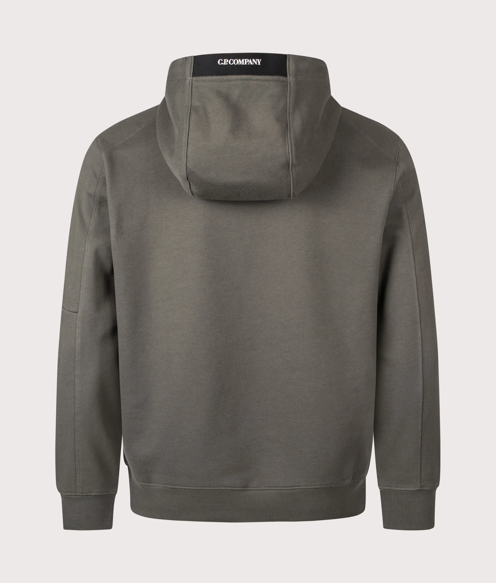 Diagonal Raised Fleece Lens Hoodie - Image 5