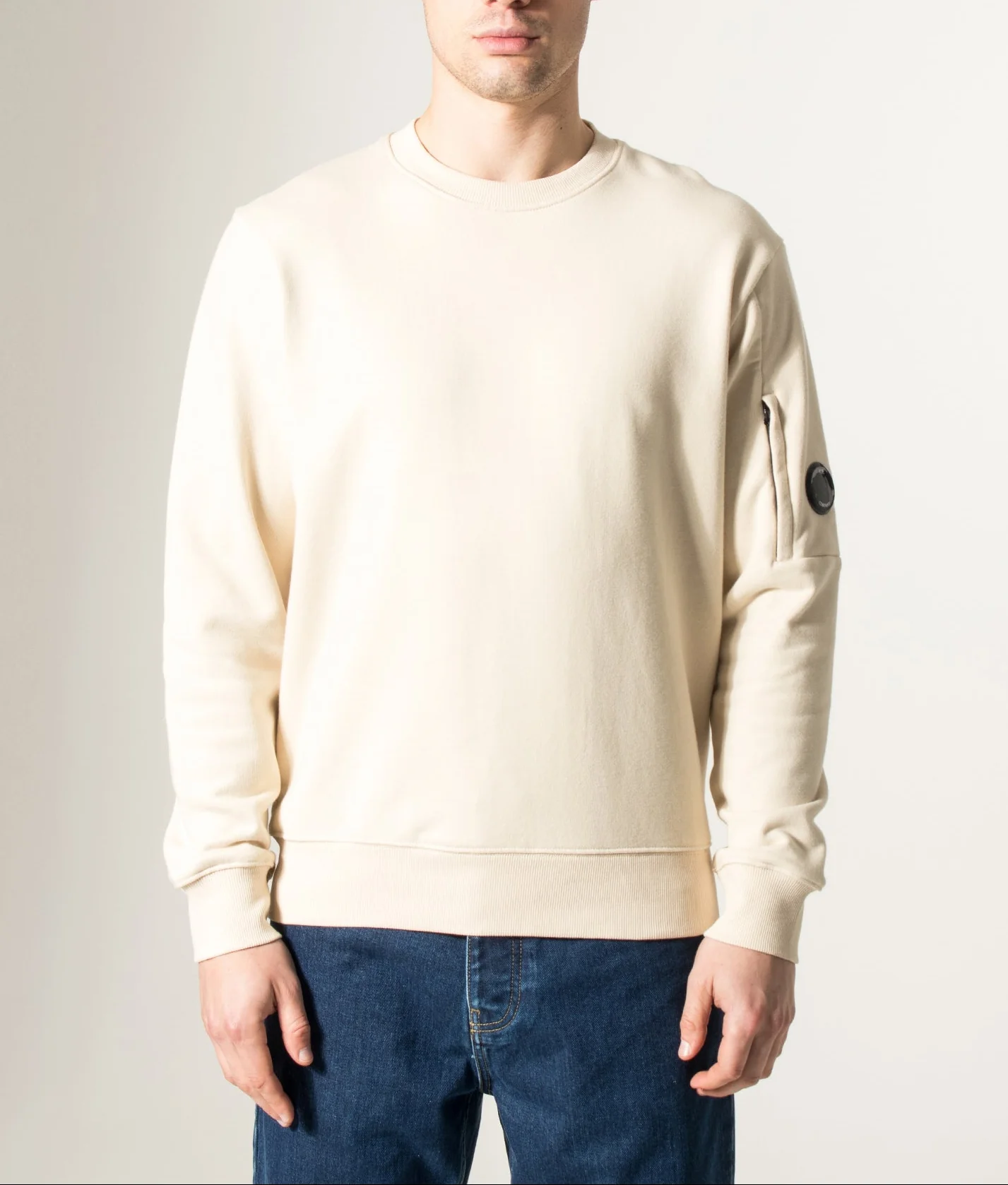 Diagonal Raised Fleece Lens Sweatshirt - Image 2