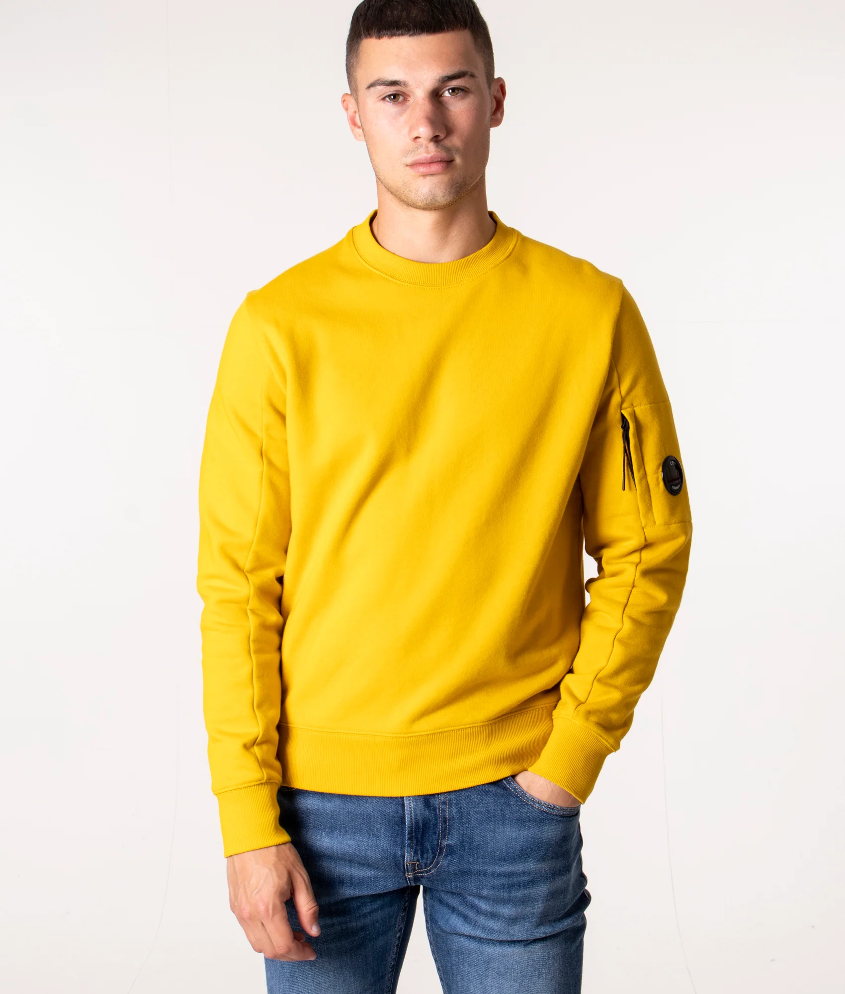 Diagonal Raised Fleece Sweatshirt