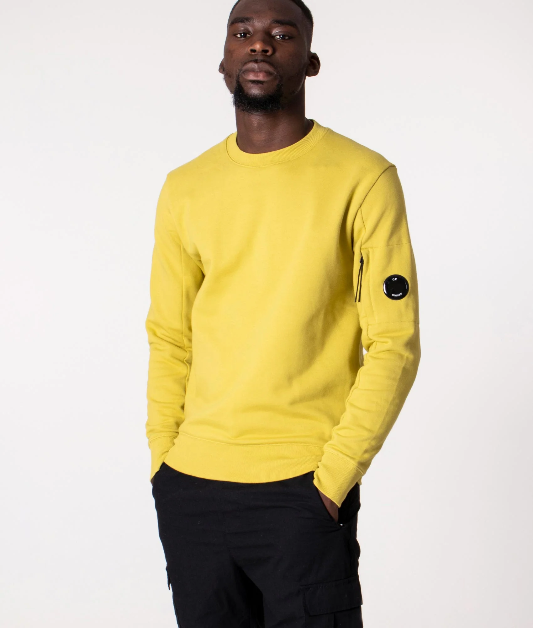 Diagonal Raised Fleece Sweatshirt