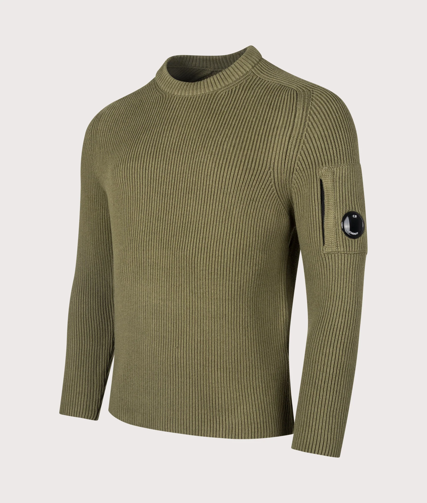 Full Rib Crewneck Lens Jumper