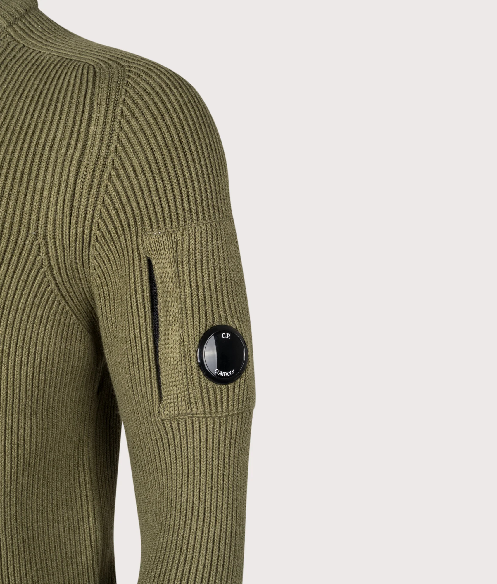 Full Rib Crewneck Lens Jumper - Image 3