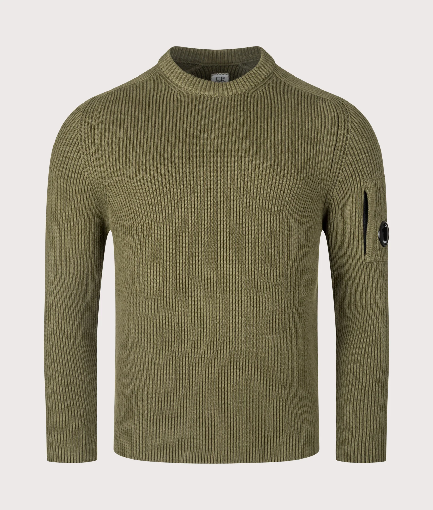 Full Rib Crewneck Lens Jumper - Image 4