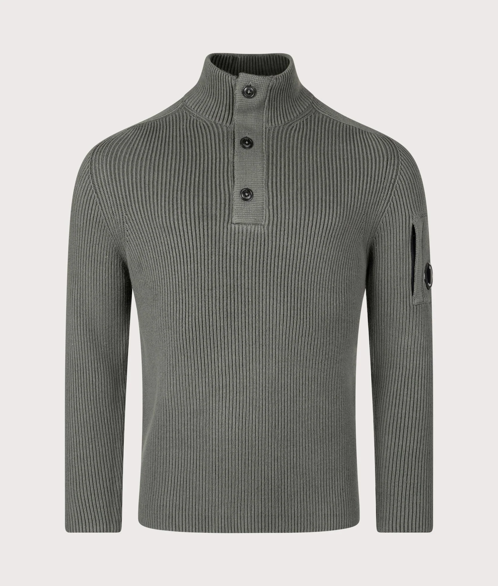Full Rib Half Button Jumper - Image 3