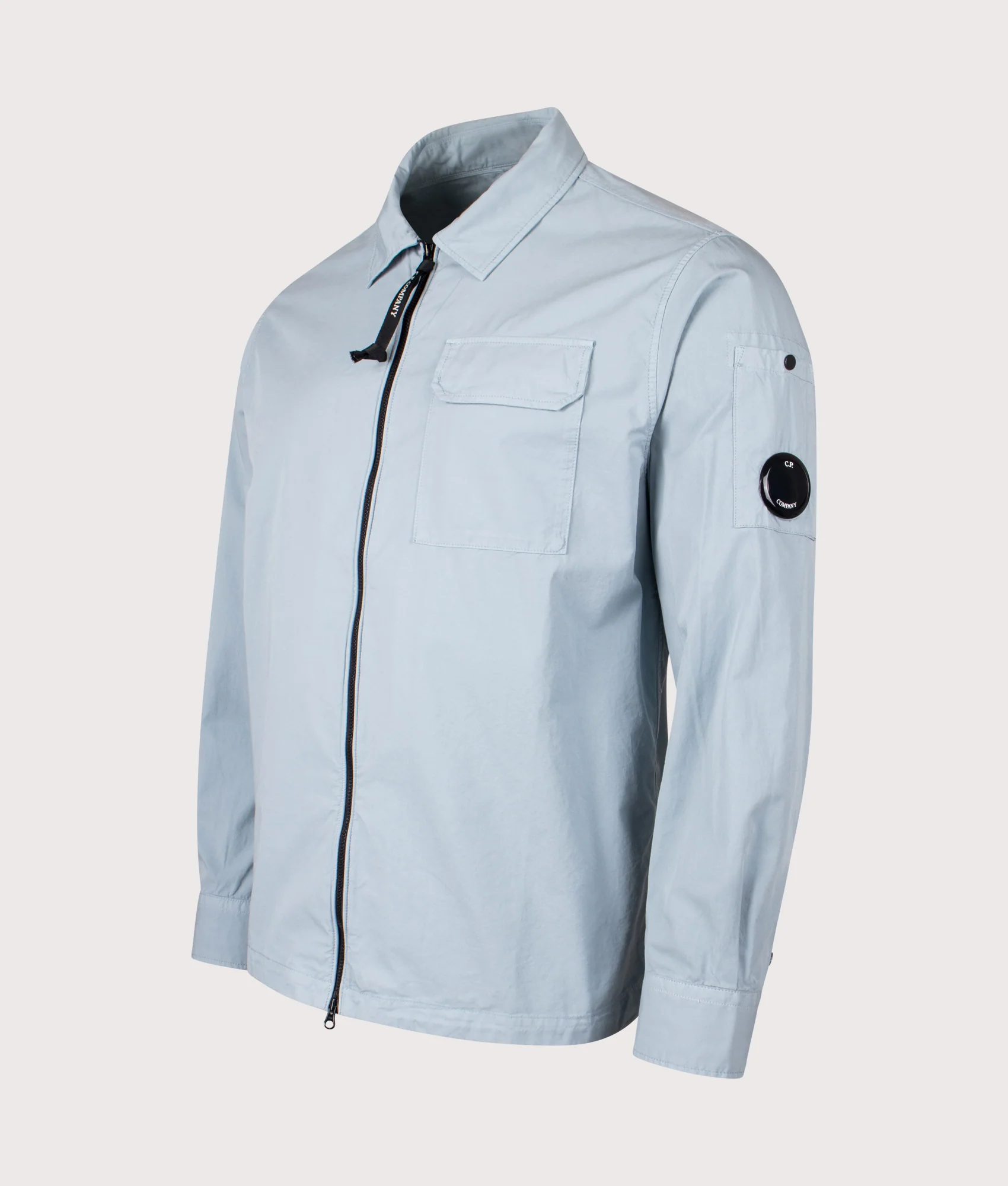 Gabardine Zipped Lens Overshirt
