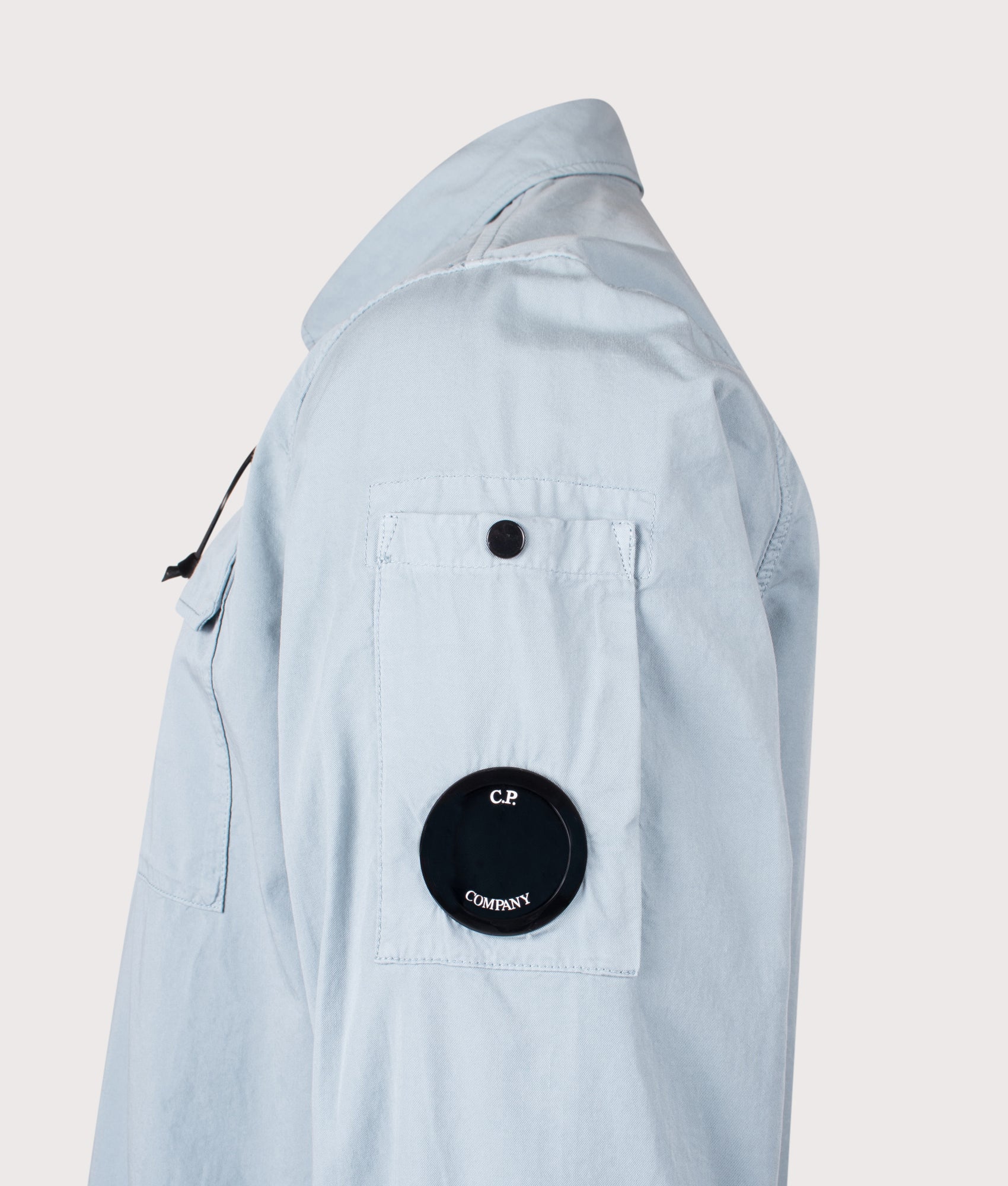Gabardine Zipped Lens Overshirt - Image 3