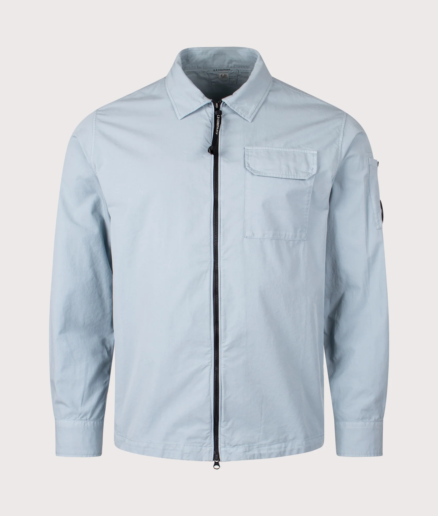 Gabardine Zipped Lens Overshirt - Image 4