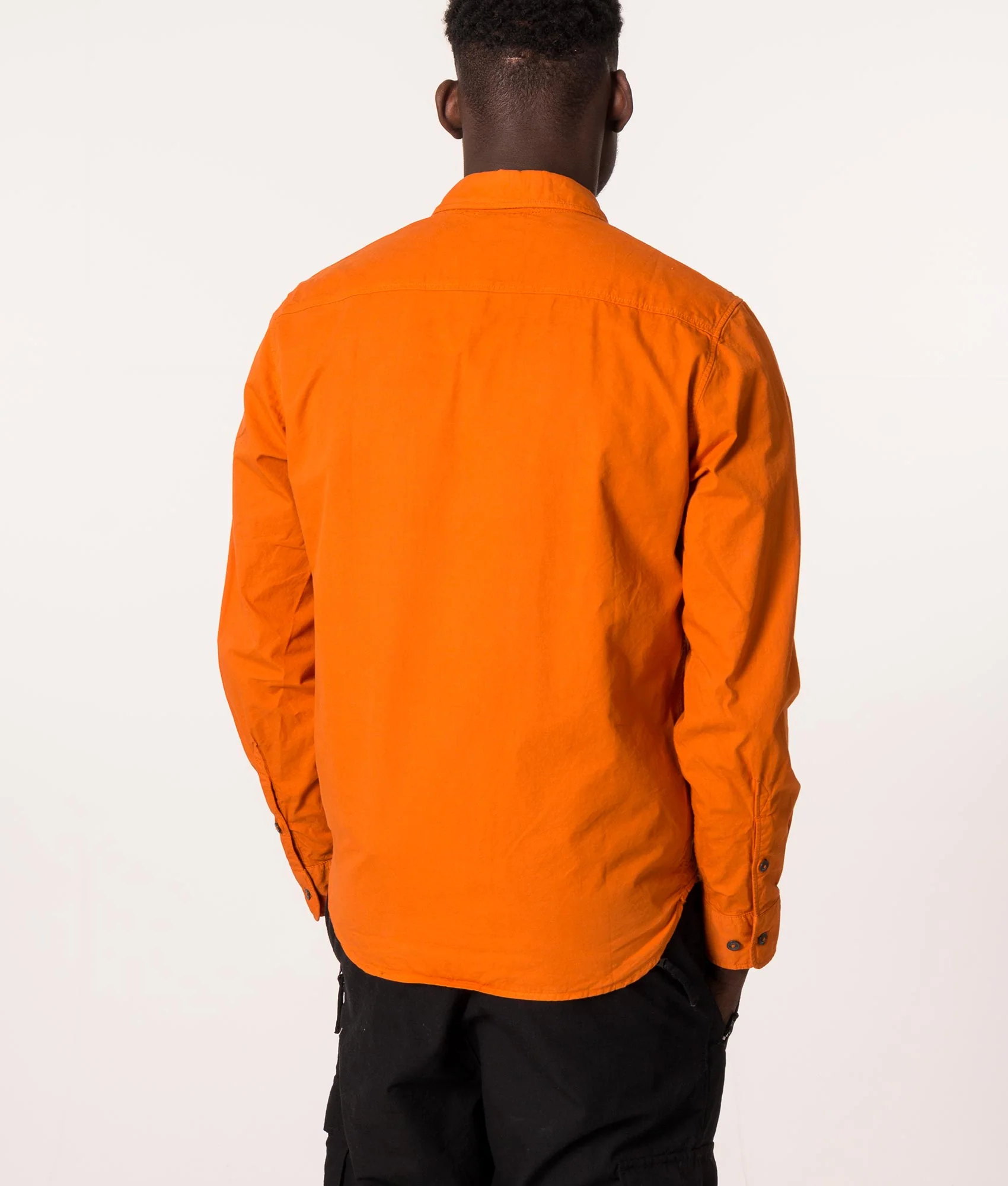 Zip Through Gabardine Overshirt - Image 4