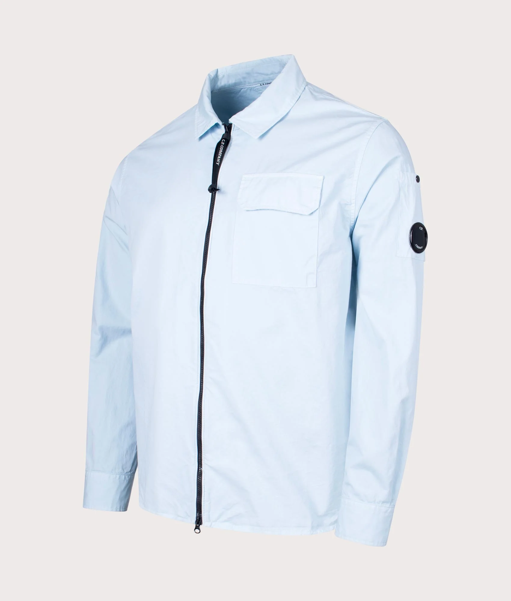 Gabardine Zipped Overshirt