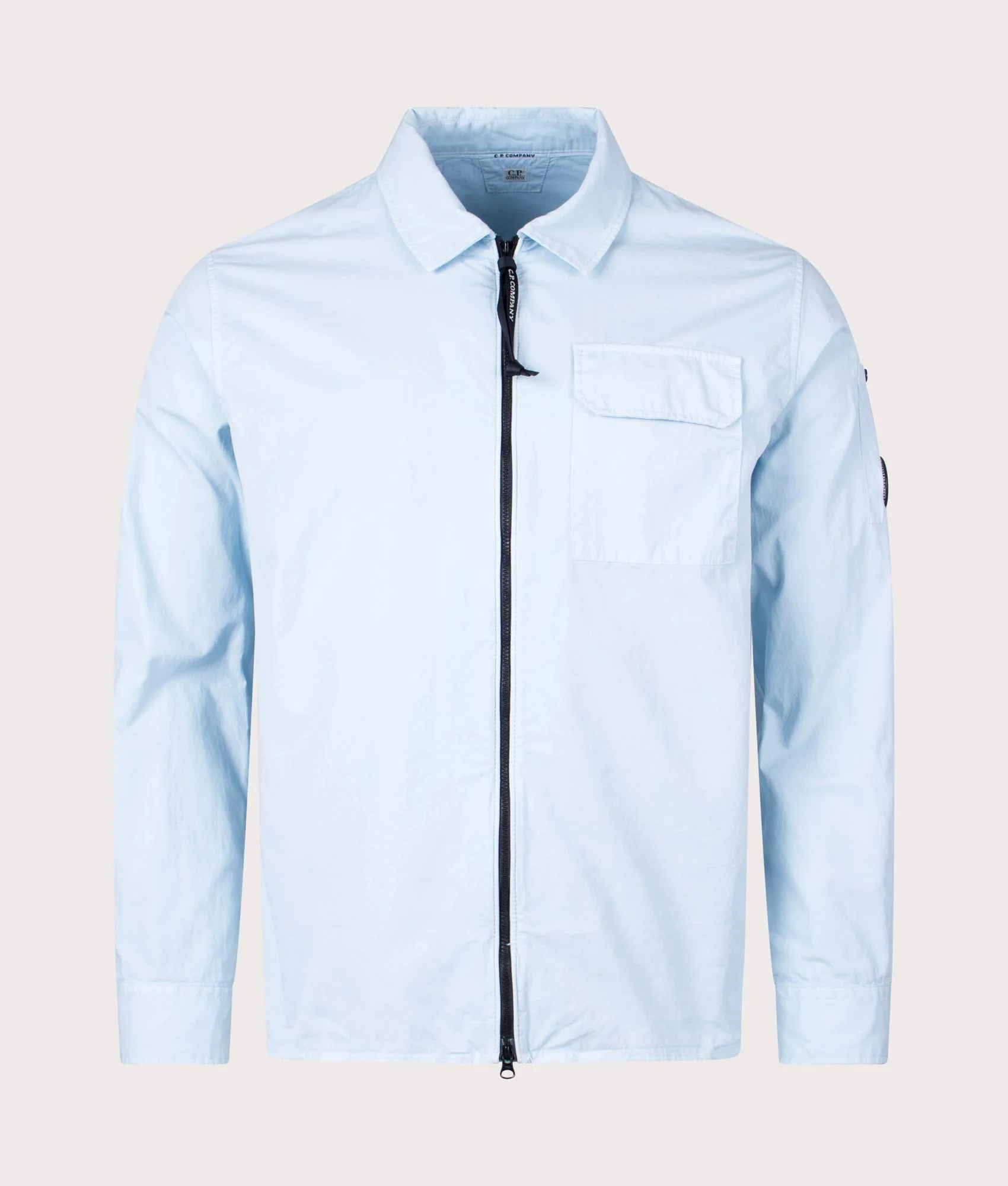 Gabardine Zipped Overshirt - Image 3