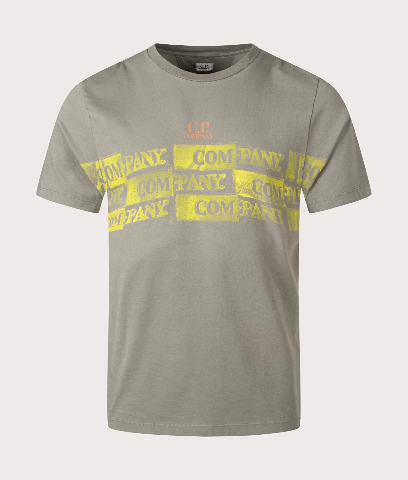 Hand Printed Horizontal Logo T-Shirt