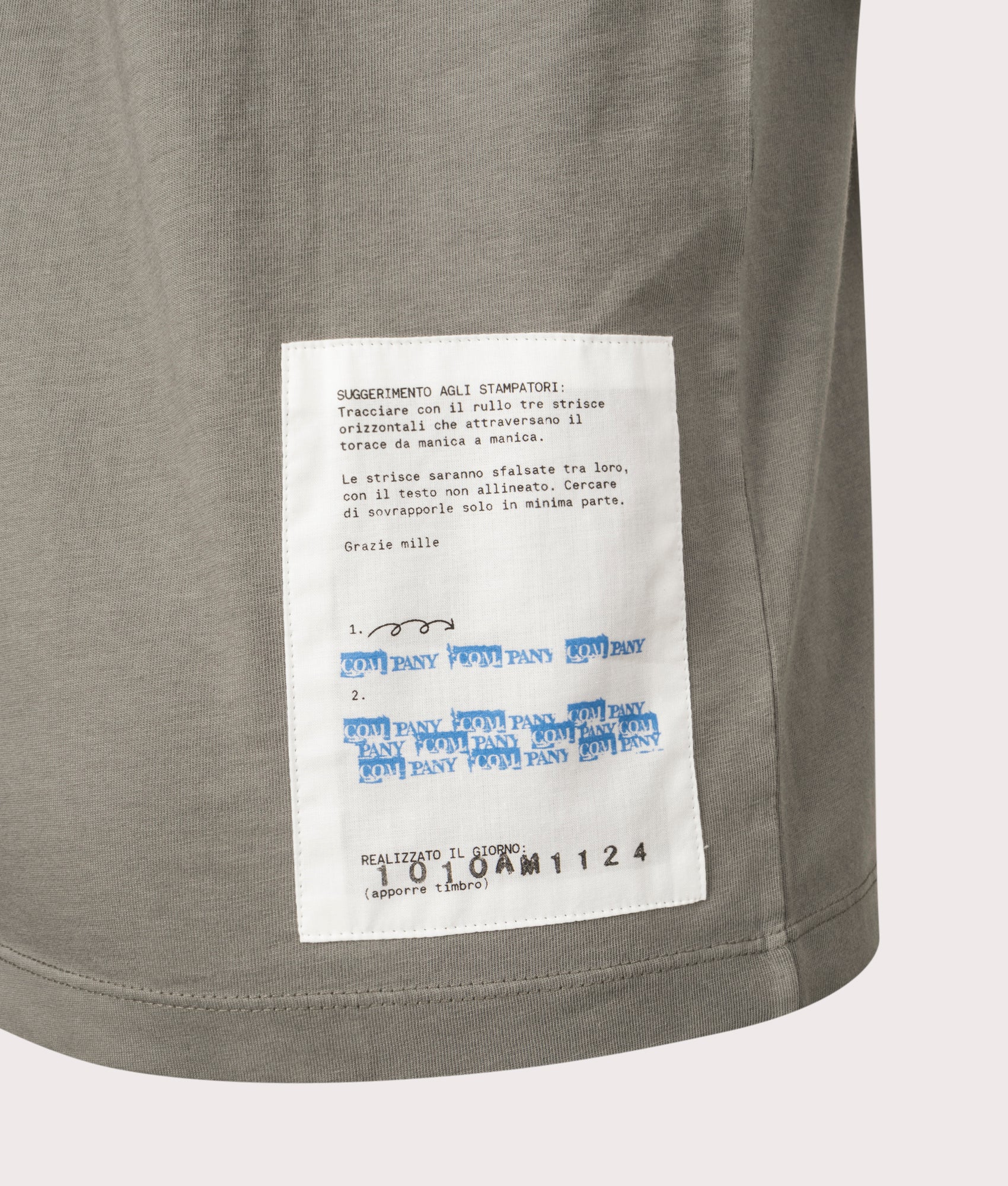 Hand Printed Horizontal Logo T-Shirt - Image 2