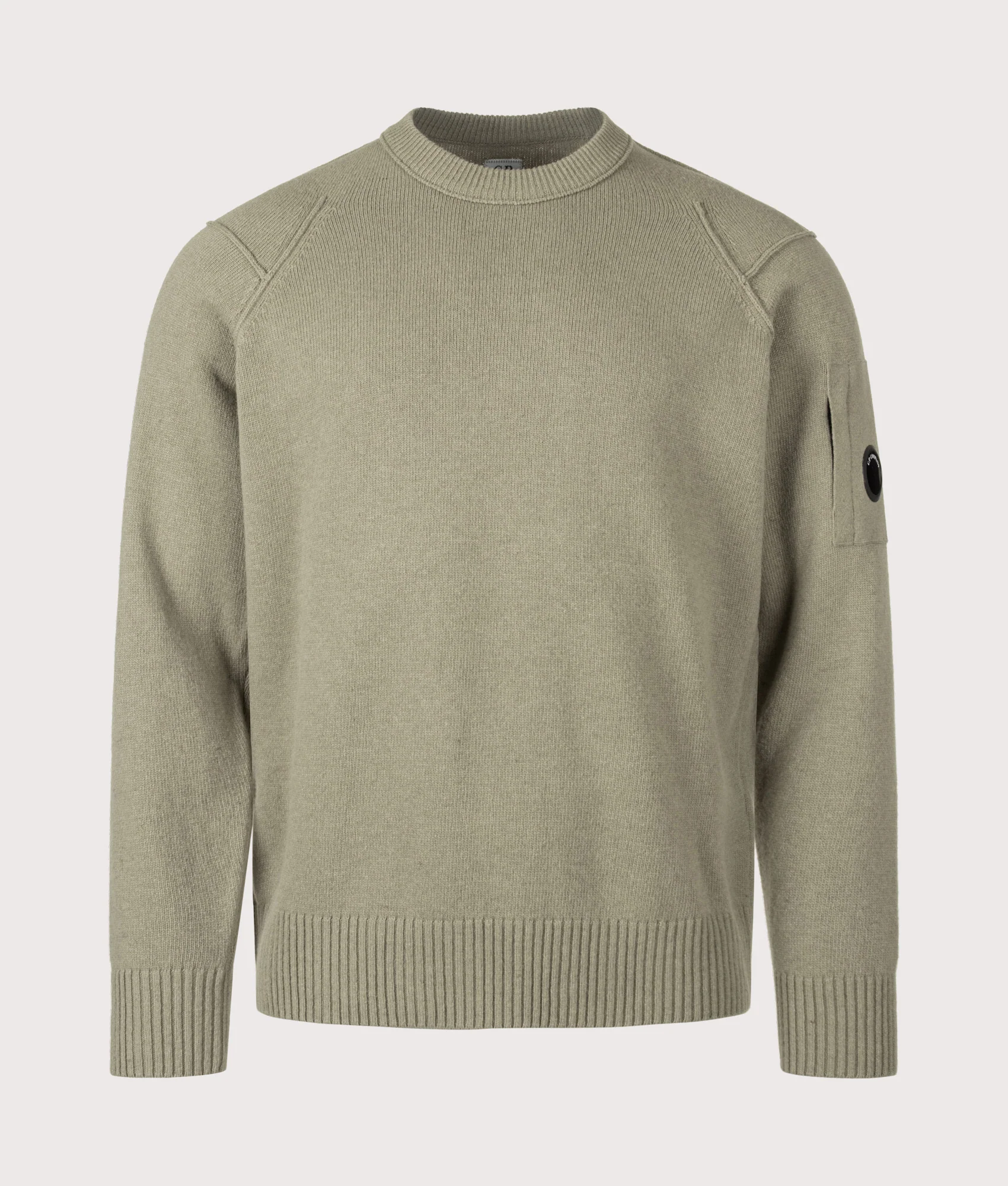 Lambswool GRS Crewneck Lens Jumper - Image 4