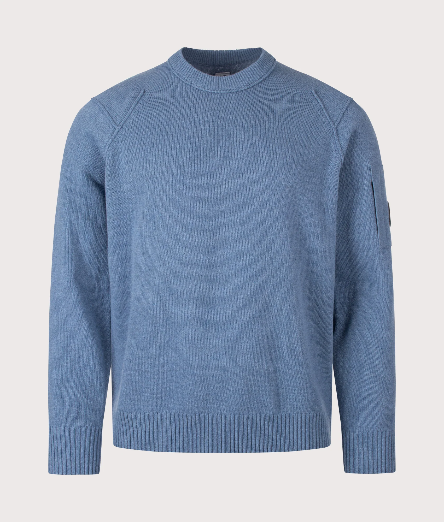 Lambswool GRS Crewneck Lens Jumper - Image 4
