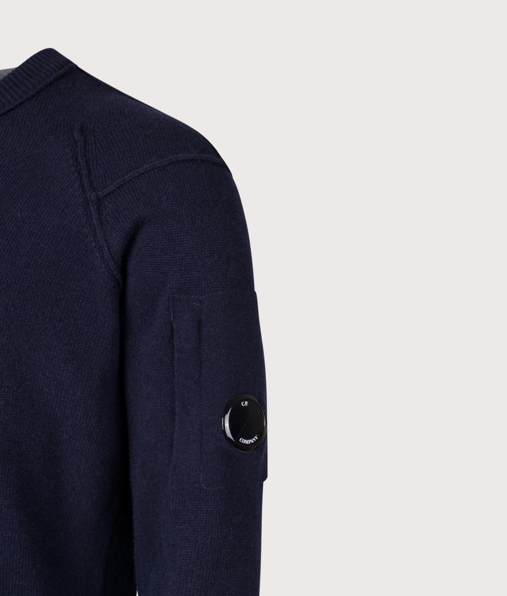 Lambswool GRS Crewneck Lens Jumper - Image 2