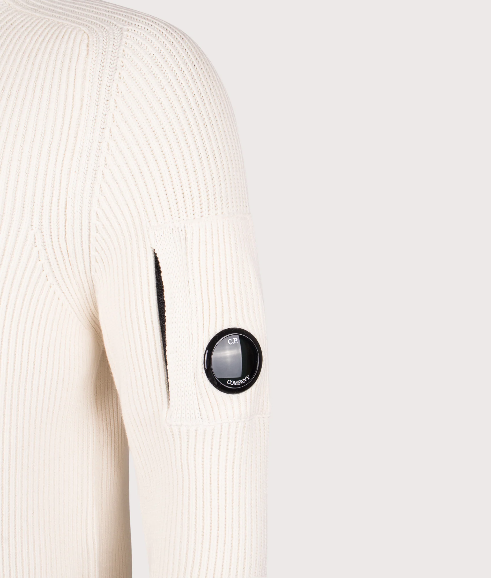Lens Ribbed Crew Neck Jumper - Image 2