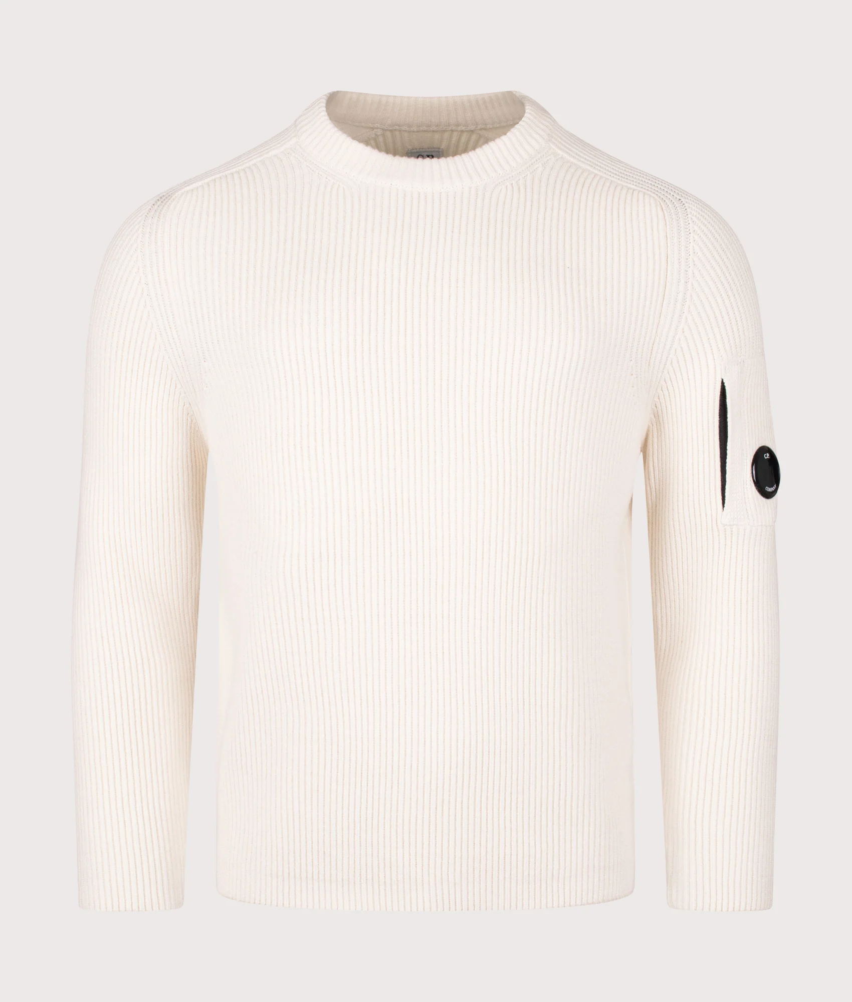 Lens Ribbed Crew Neck Jumper - Image 3
