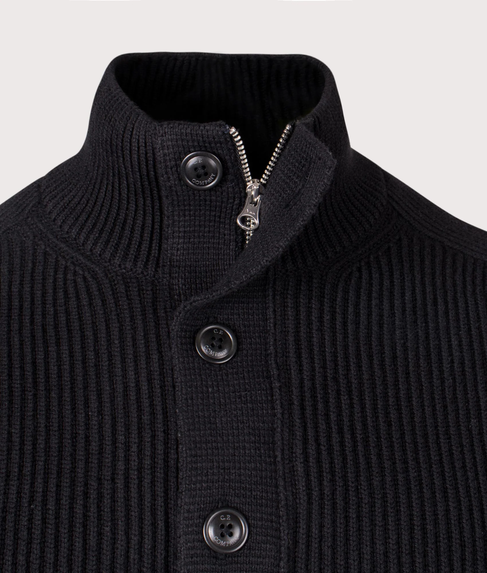 Full Rib Half Button Jumper - Image 2
