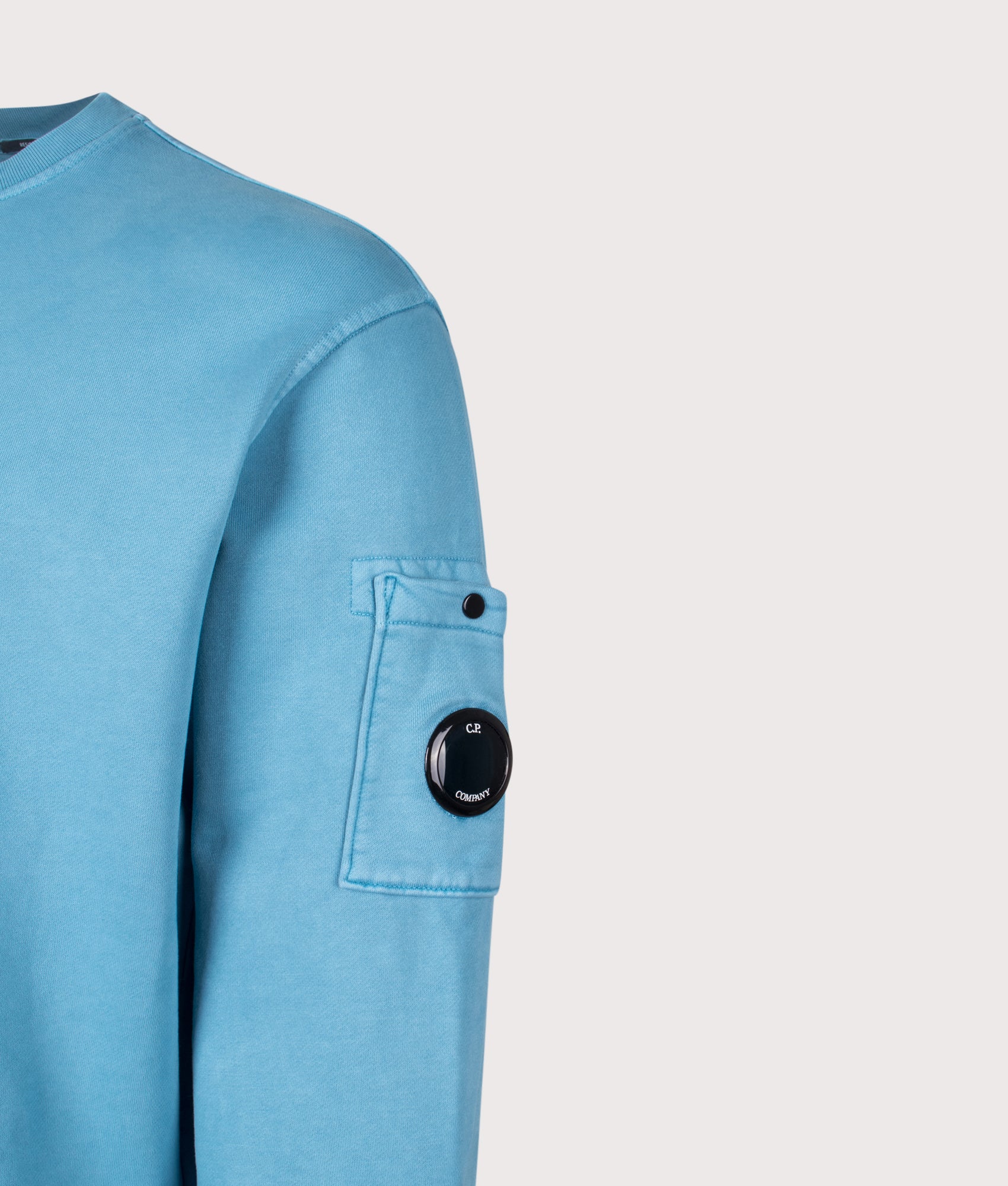 Diagonal Fleece Crewneck Lens Sweatshirt - Image 2