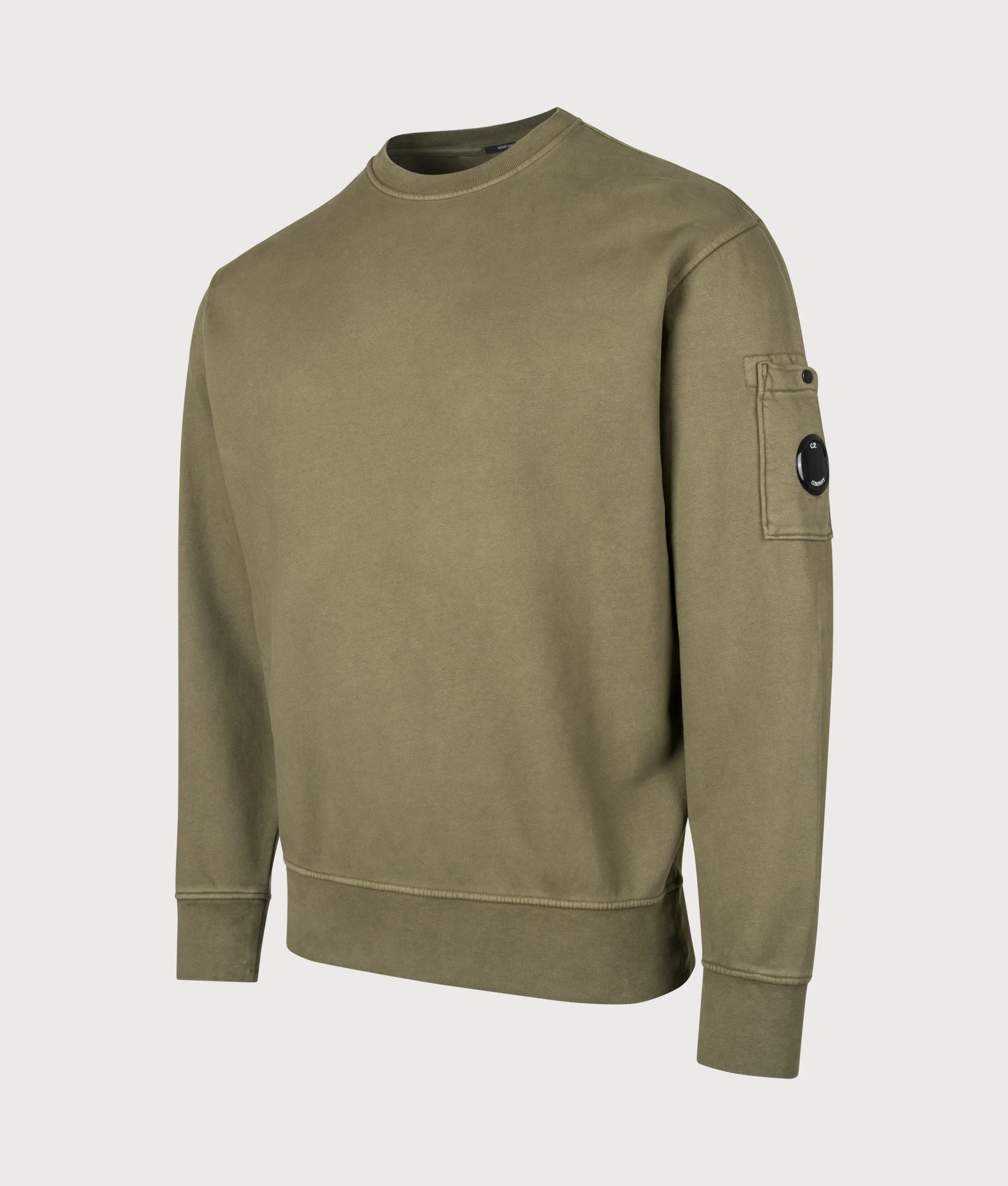 Diagonal Fleece Crewneck Lens Sweatshirt