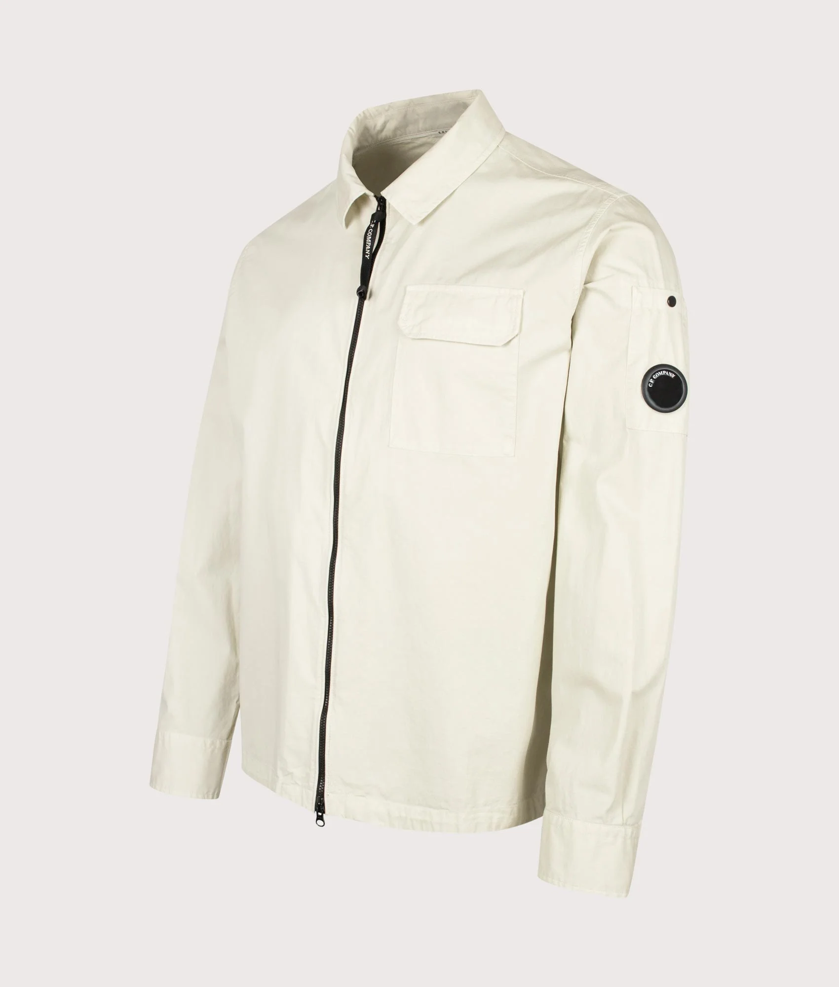 Organic Gabardine Zipped Lens Overshirt - Image 2