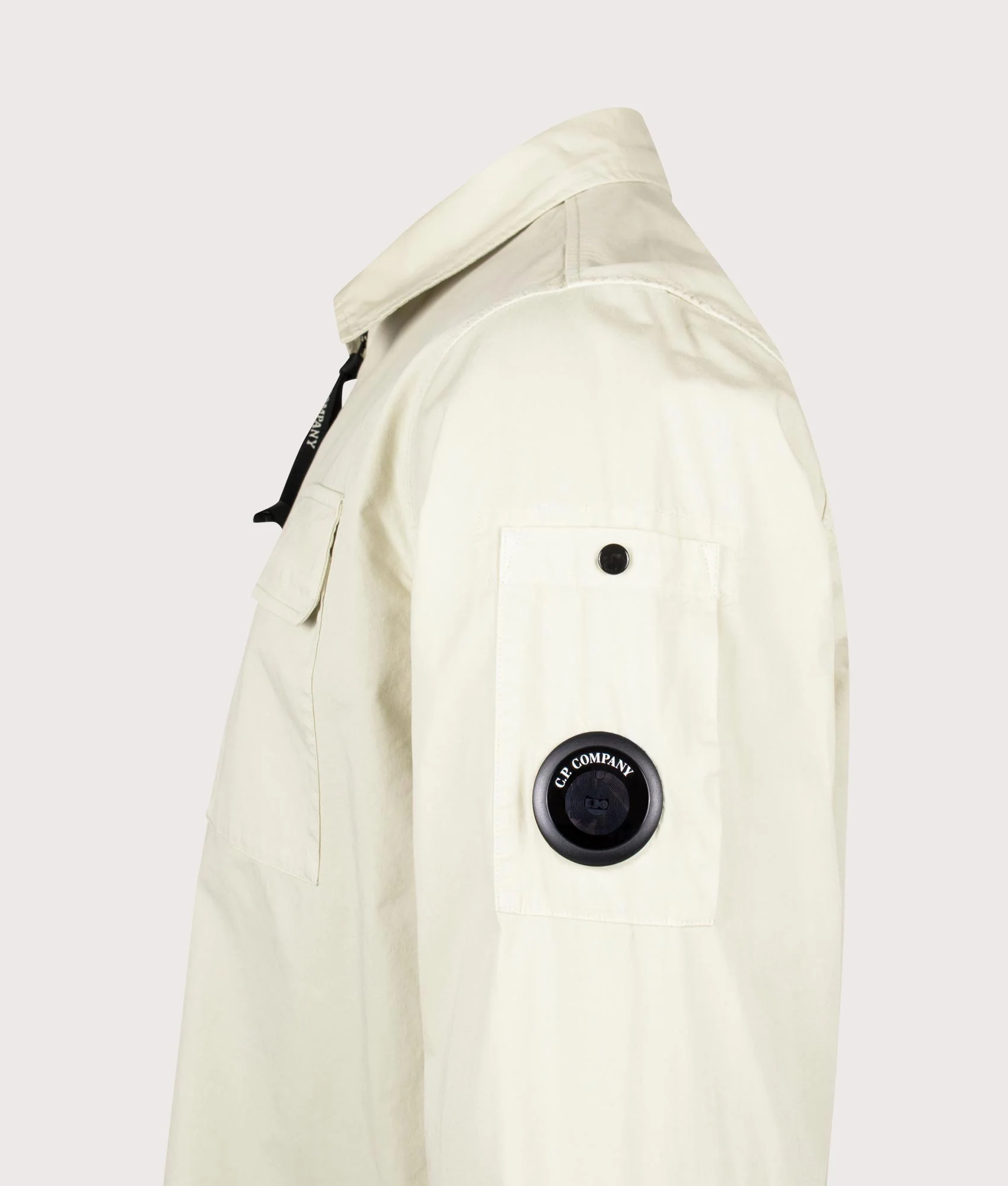 Organic Gabardine Zipped Lens Overshirt - Image 3