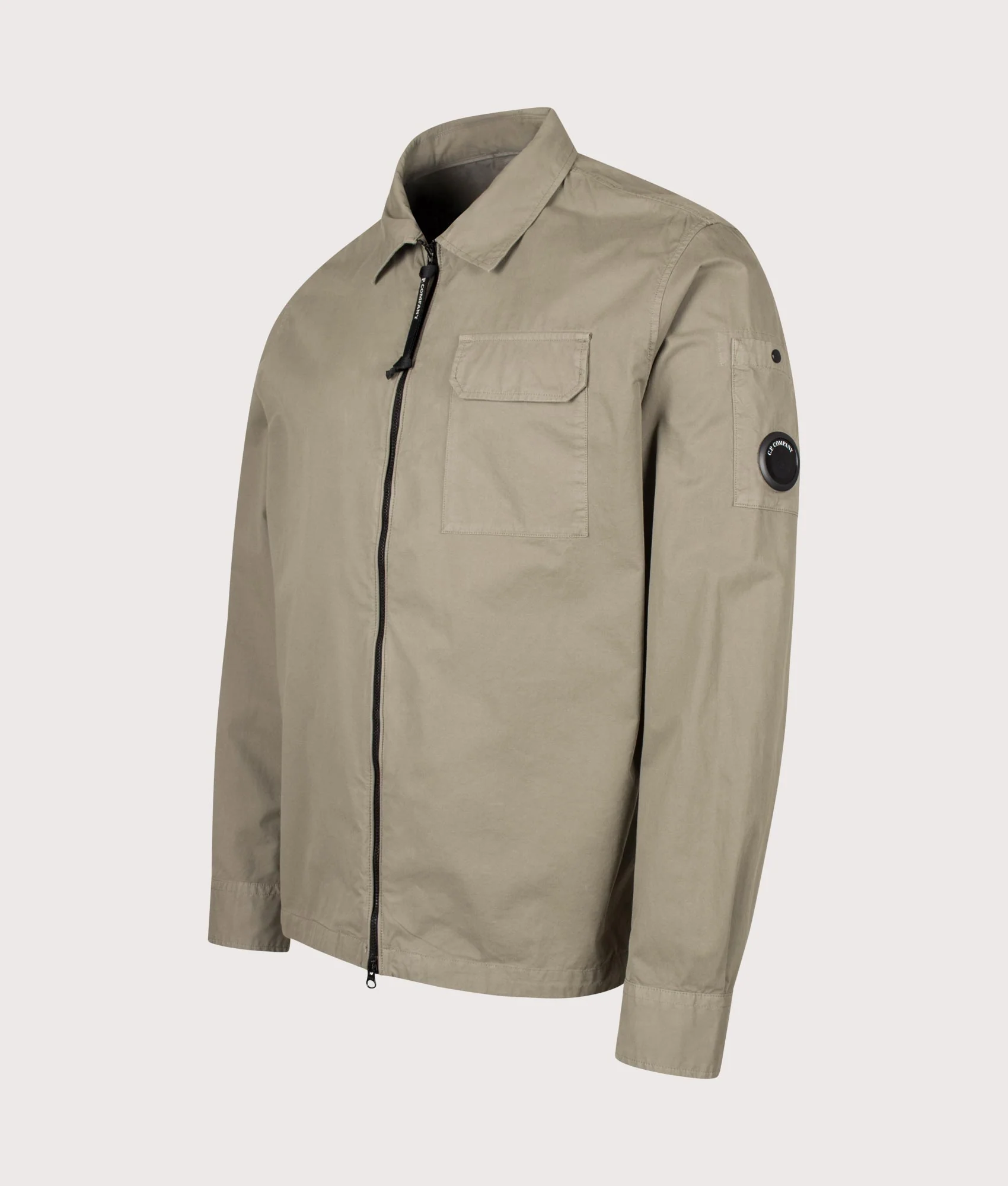 Organic Gabardine Zipped Lens Overshirt - Image 2