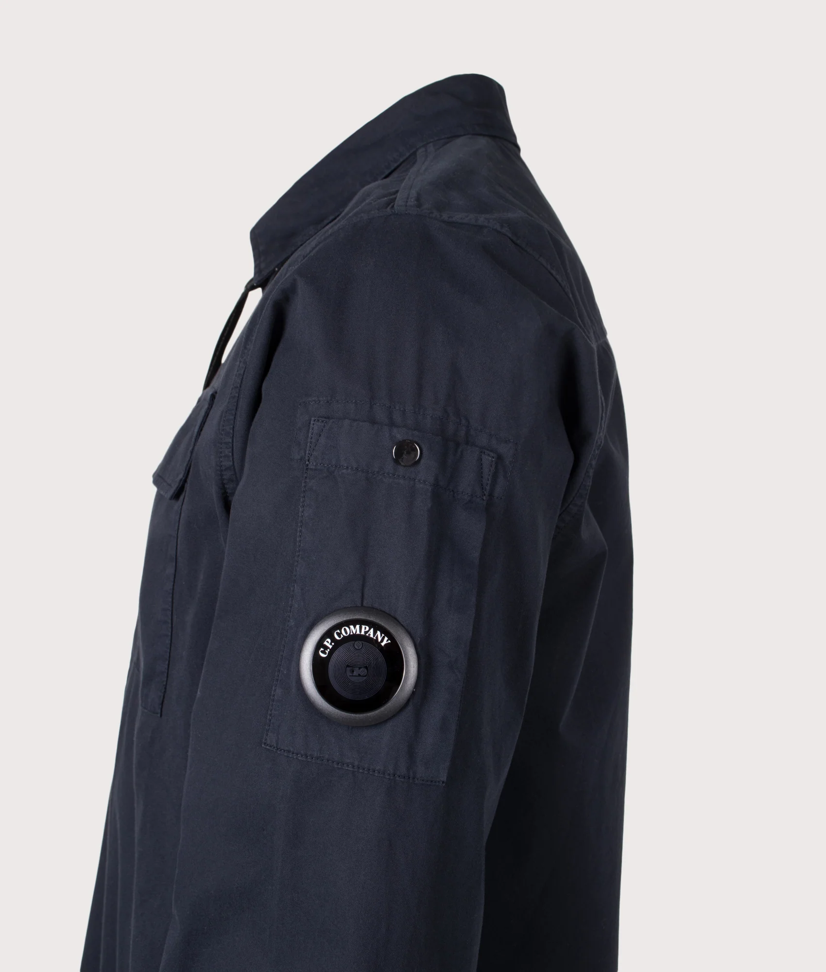 Organic Gabardine Zipped Lens Overshirt - Image 2