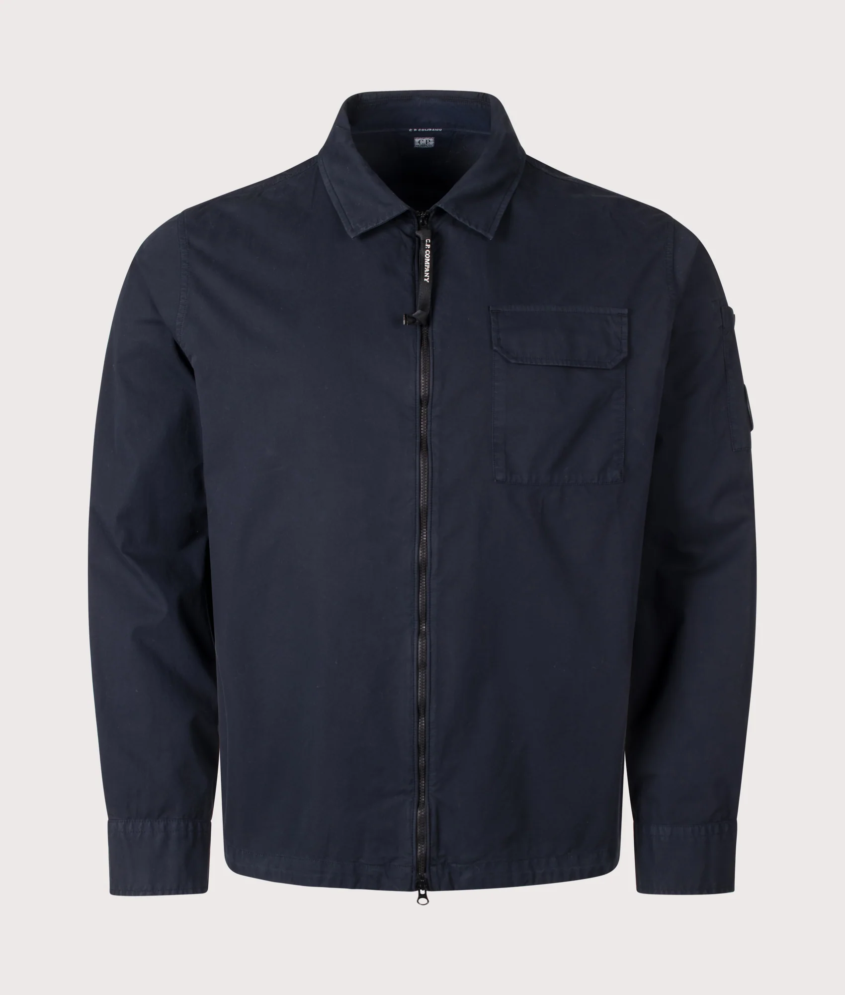 Organic Gabardine Zipped Lens Overshirt - Image 4