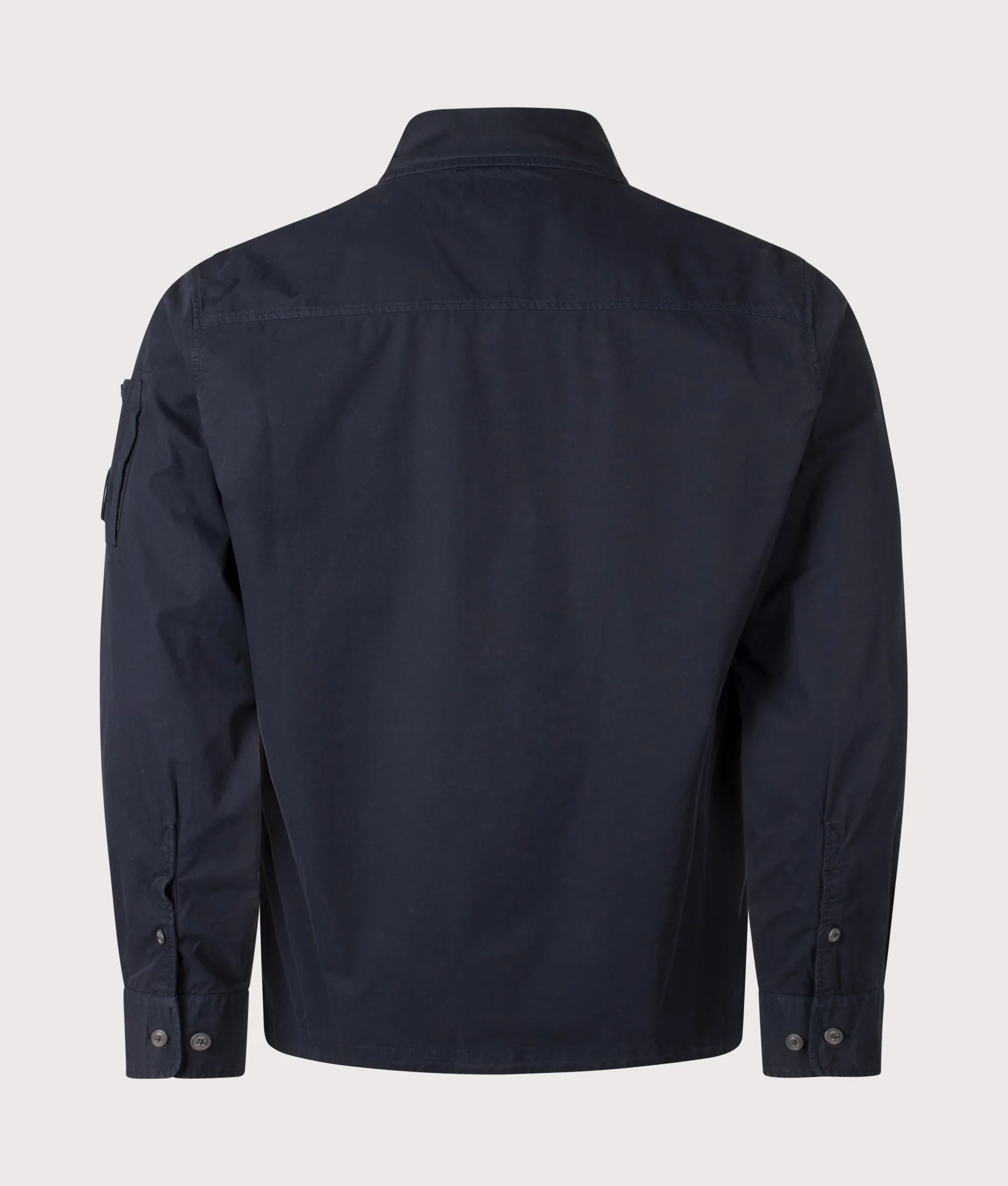 Organic Gabardine Zipped Lens Overshirt - Image 5
