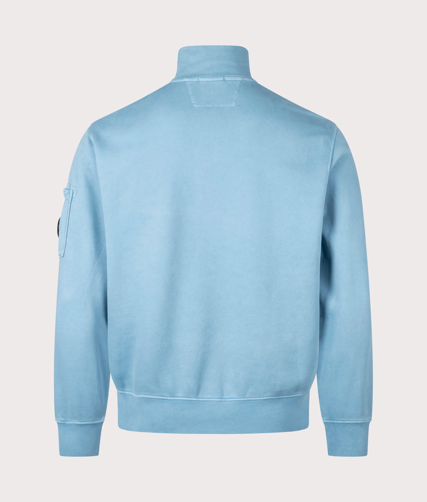 Diagonal Fleece Quarter Zip Sweatshirt - Image 4