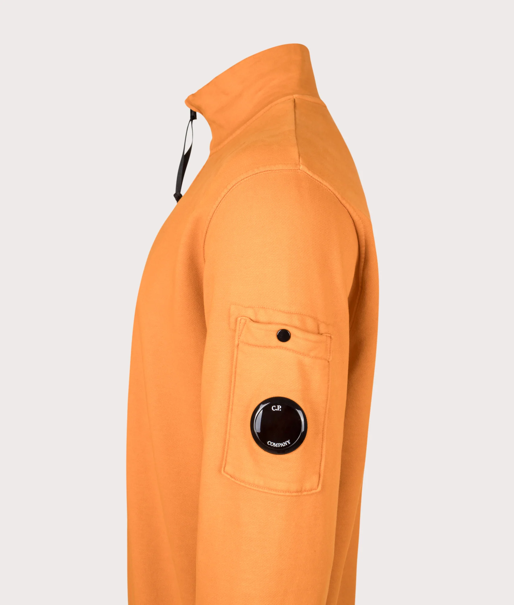 Diagonal Fleece Quarter Zip Sweatshirt - Image 2