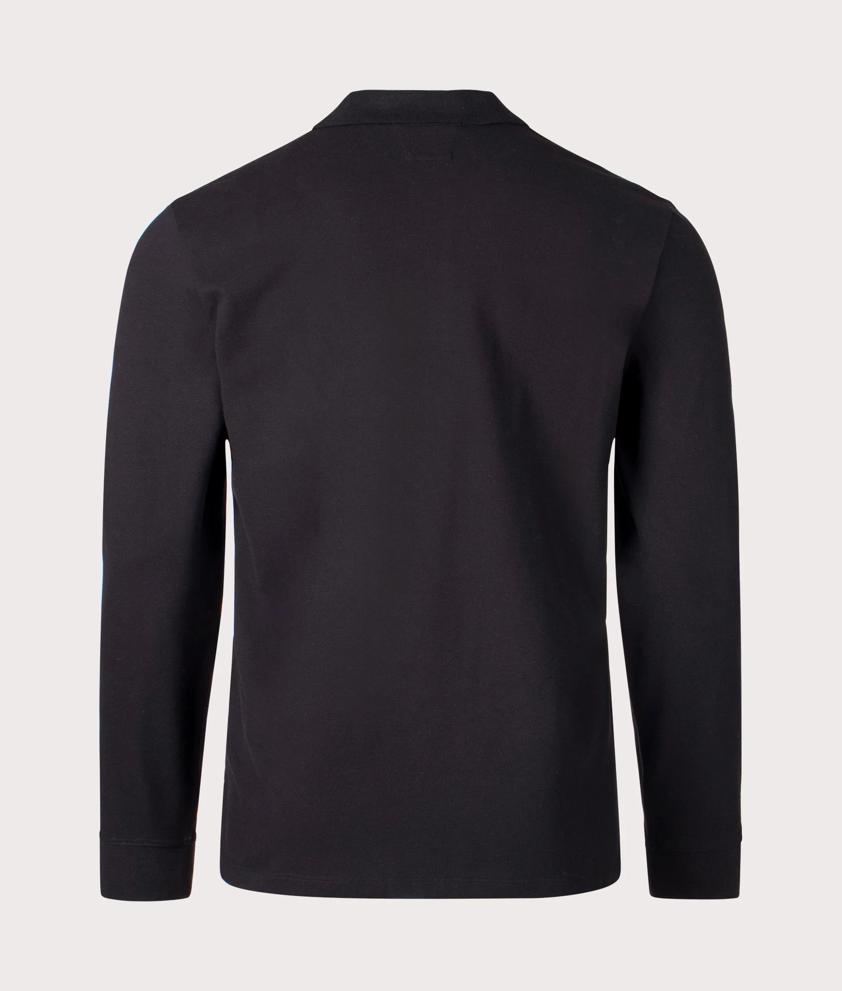 Stretch Piqué Long Sleeve Polo Shirt - Image 3