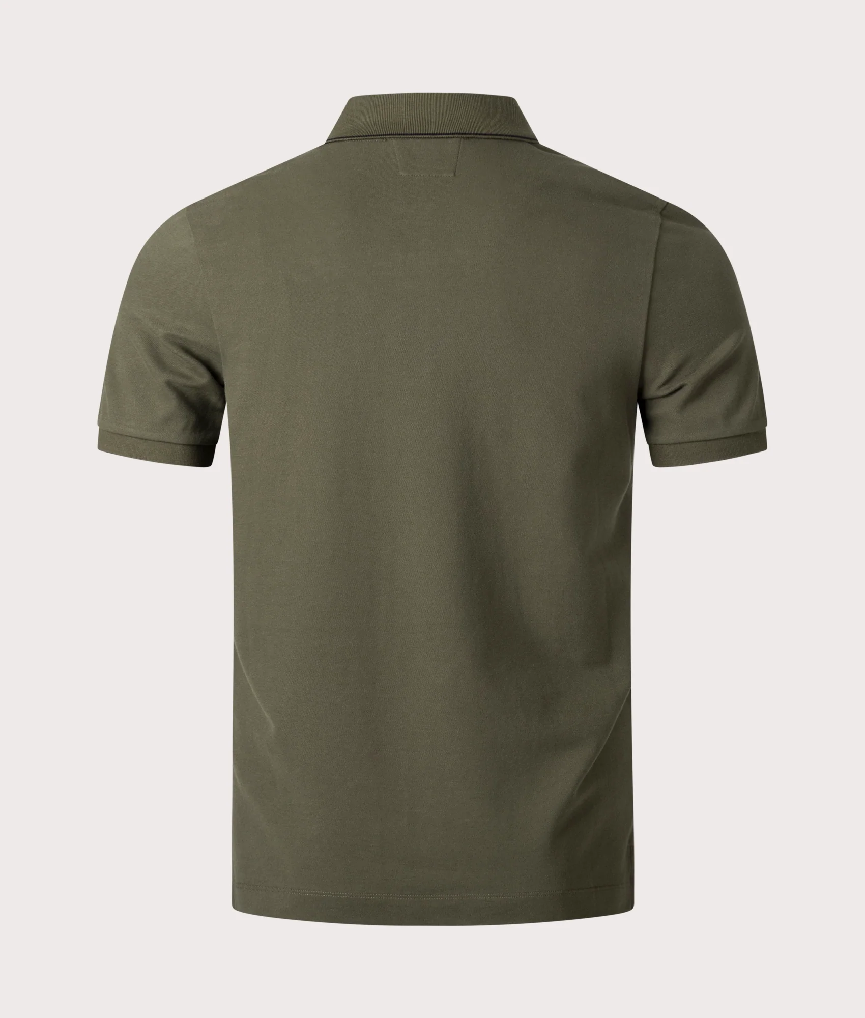 Slim Fit Stretch Piqué Striped Polo Shirt - Image 3