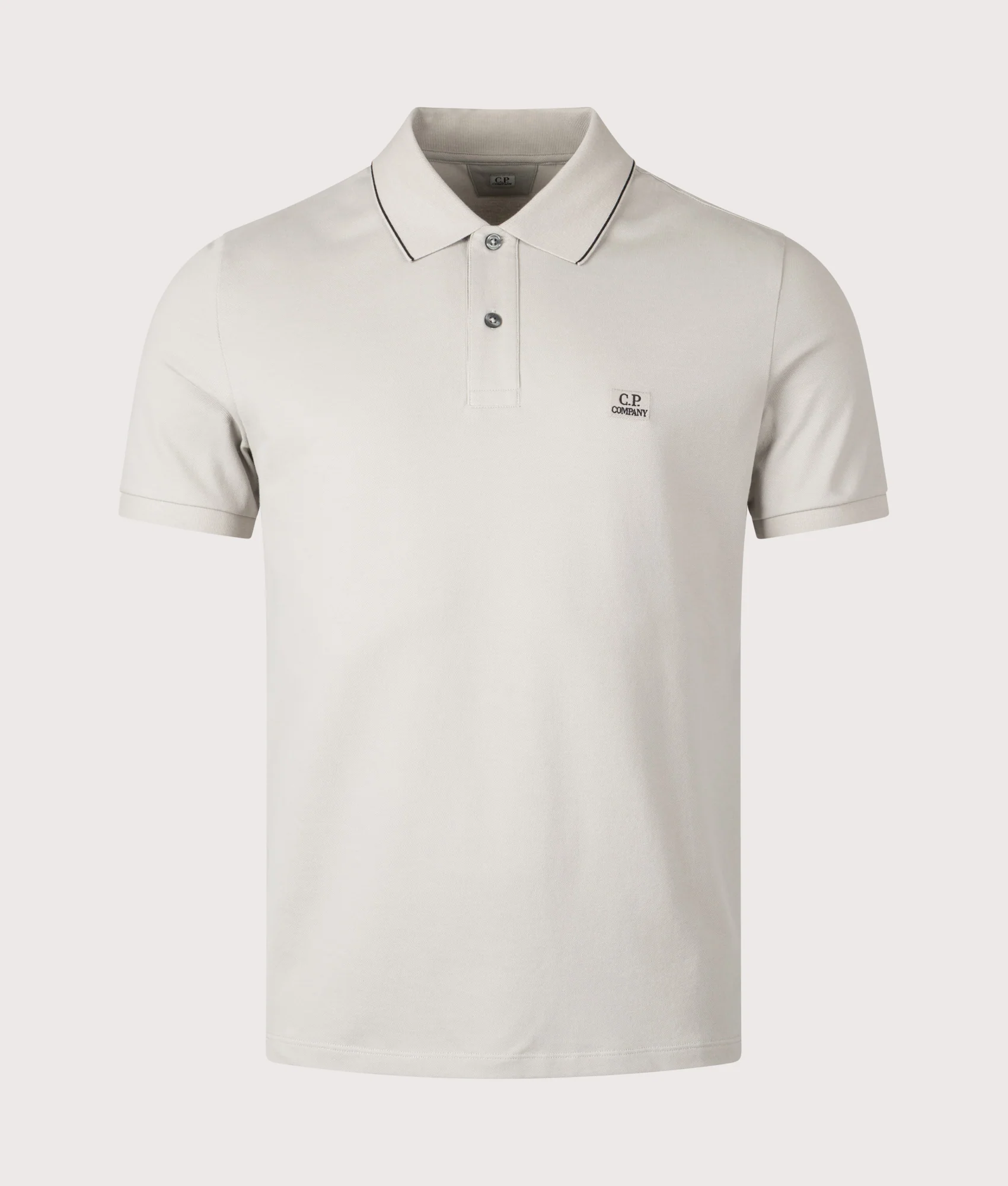Stretch Piquet Short Sleeve Logo Polo Shirt