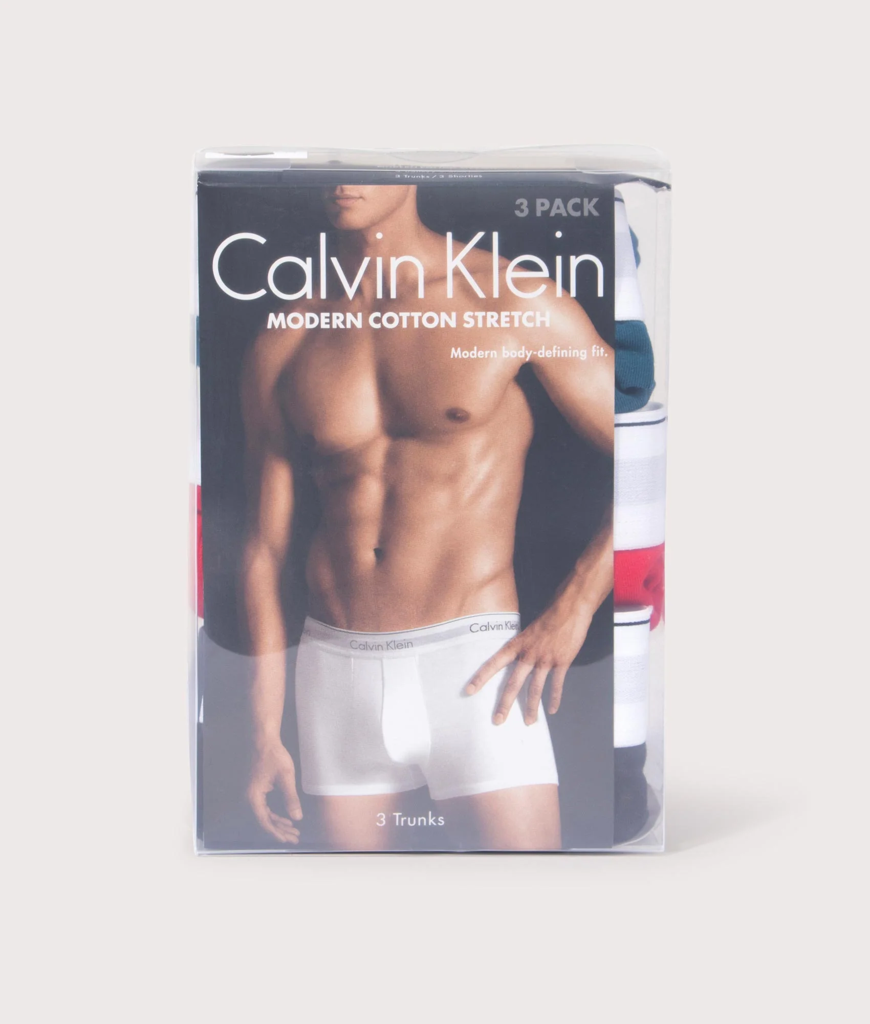 Three Pack of Modern Cotton Stretch Trunks - Image 2