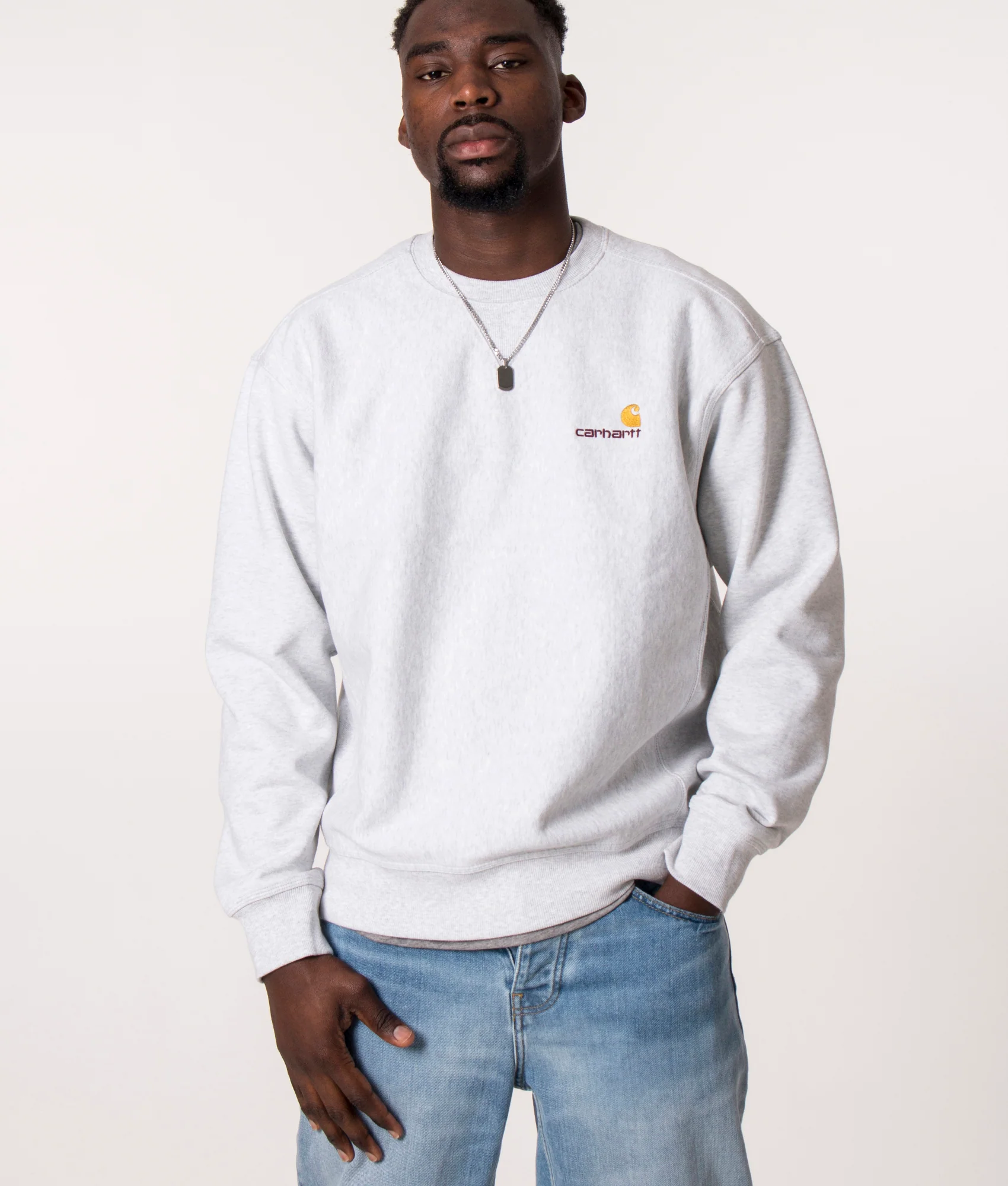 Loose Fit American Script Sweatshirt