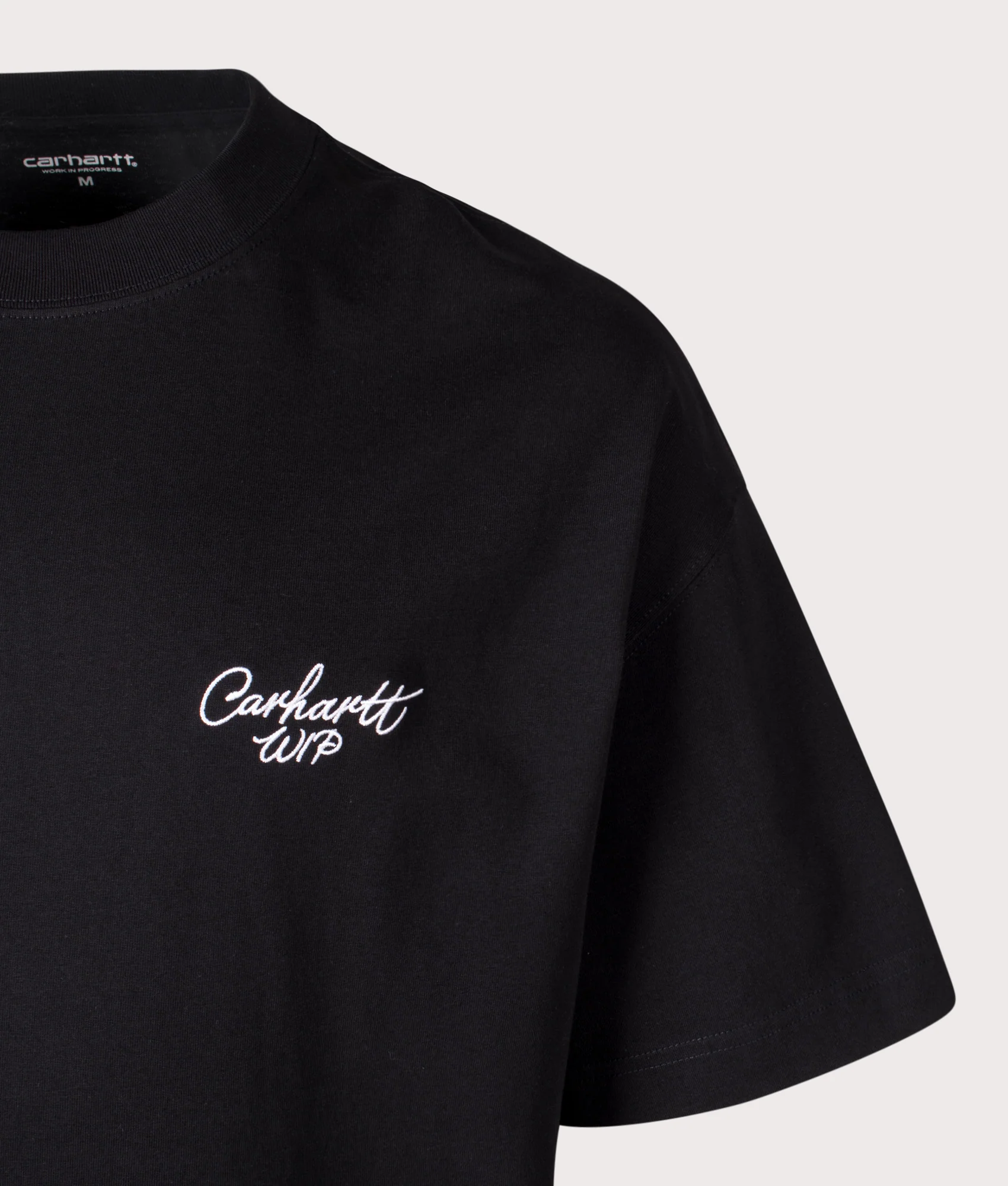 Boxy Loose Fit Signature Script T-Shirt - Image 2
