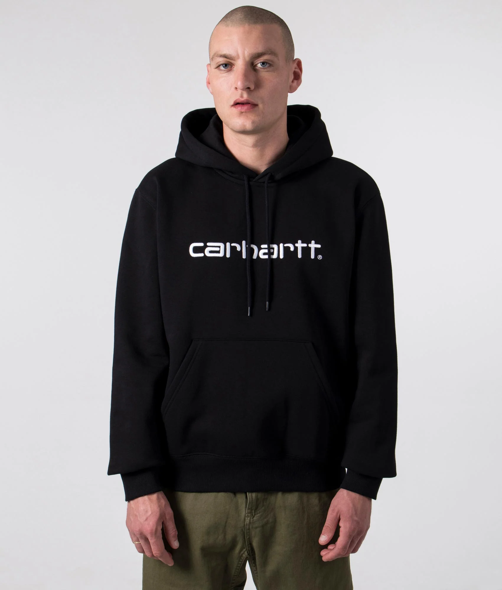 Loose Fit Carhartt Logo Hoodie
