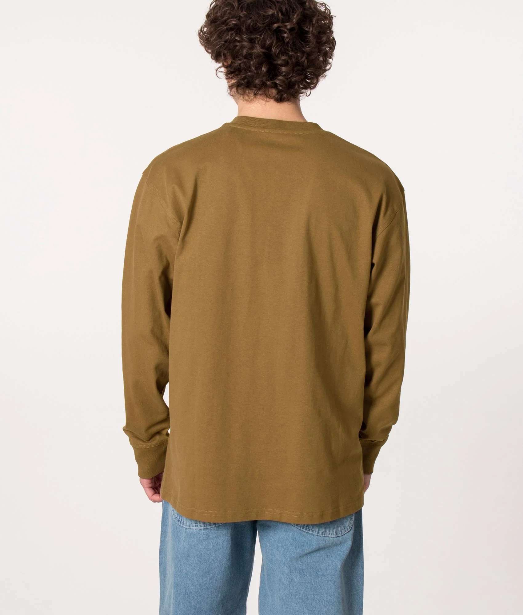 Loose Fit American Script Long Sleeve T-Shirt - Image 3