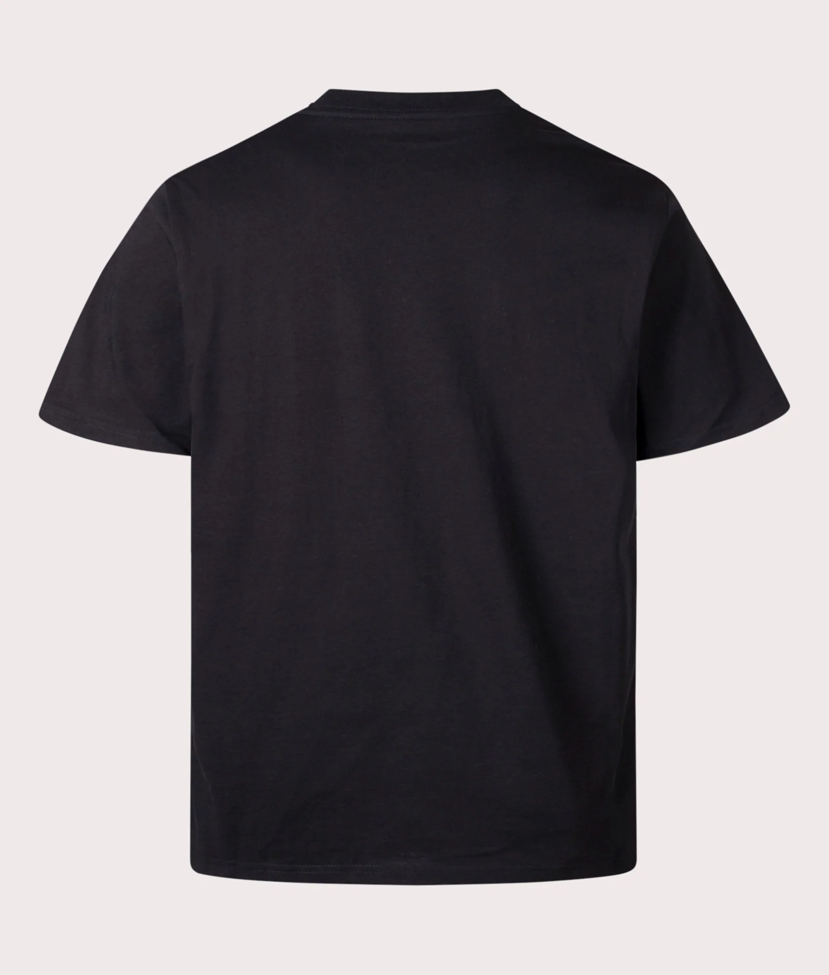 Loose Fit Script Embroidery T-Shirt - Image 4