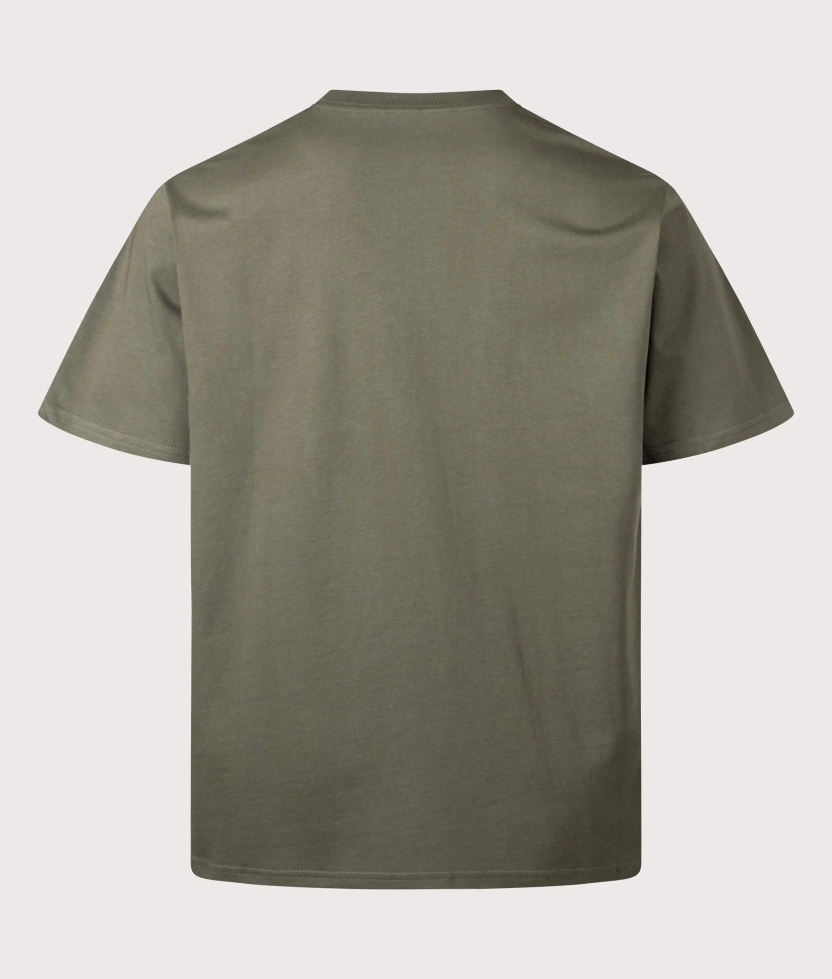 Loose Fit Script Embroidery T-Shirt - Image 3