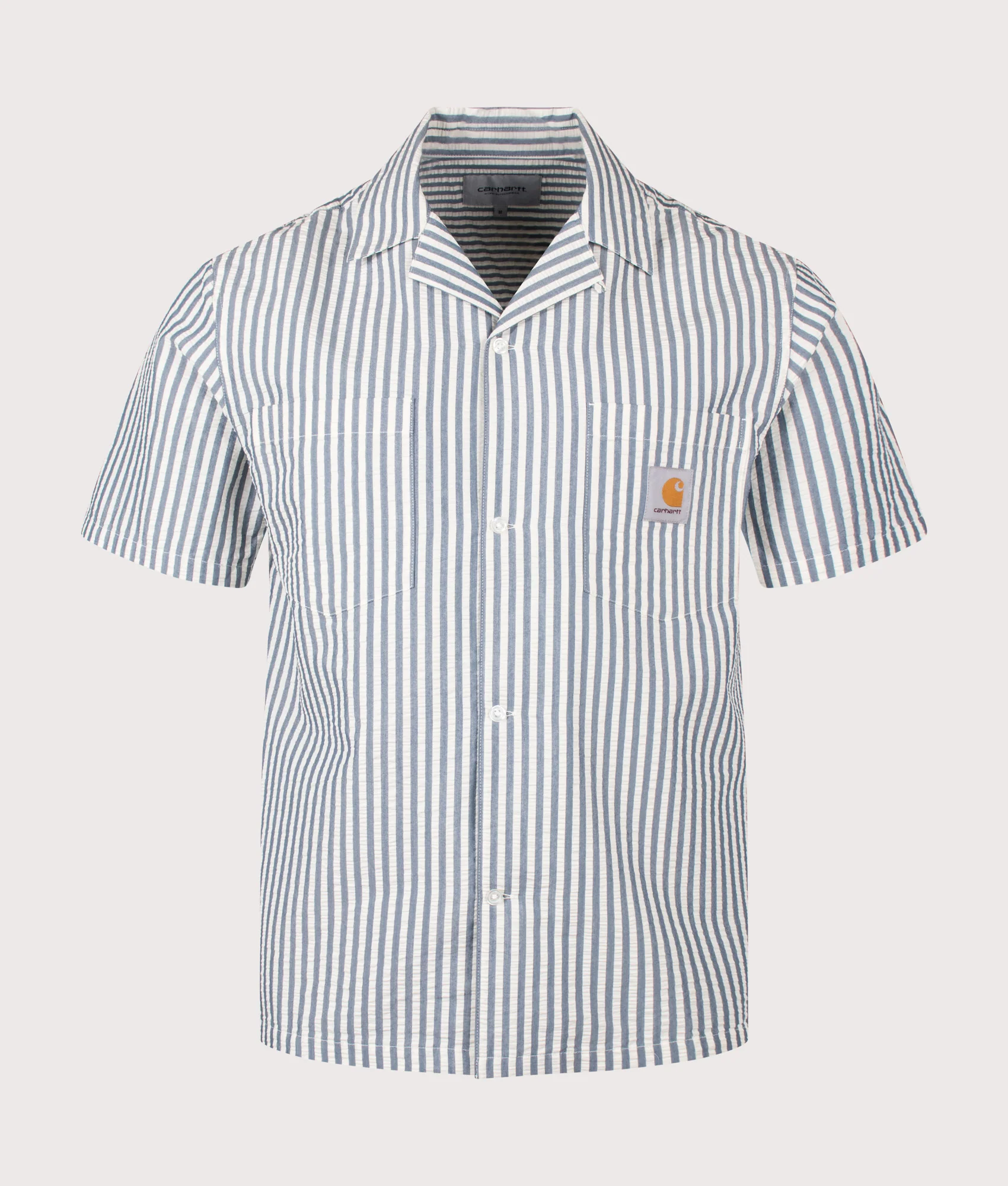 Loose Fit Short Sleeve Leavel Shirt