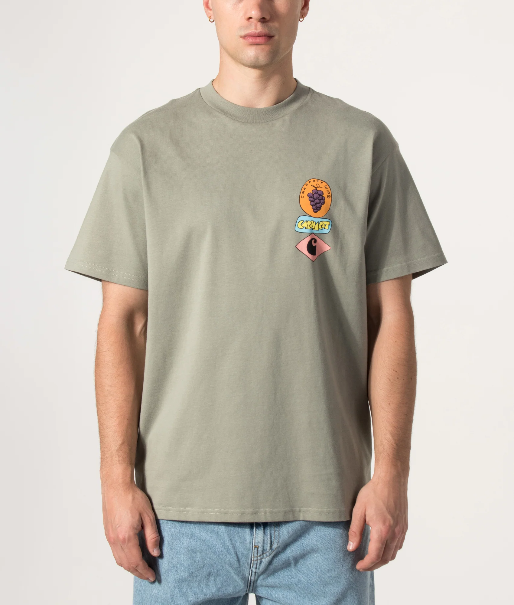 Loose Fit Stacked Grapes T-Shirt - Image 2