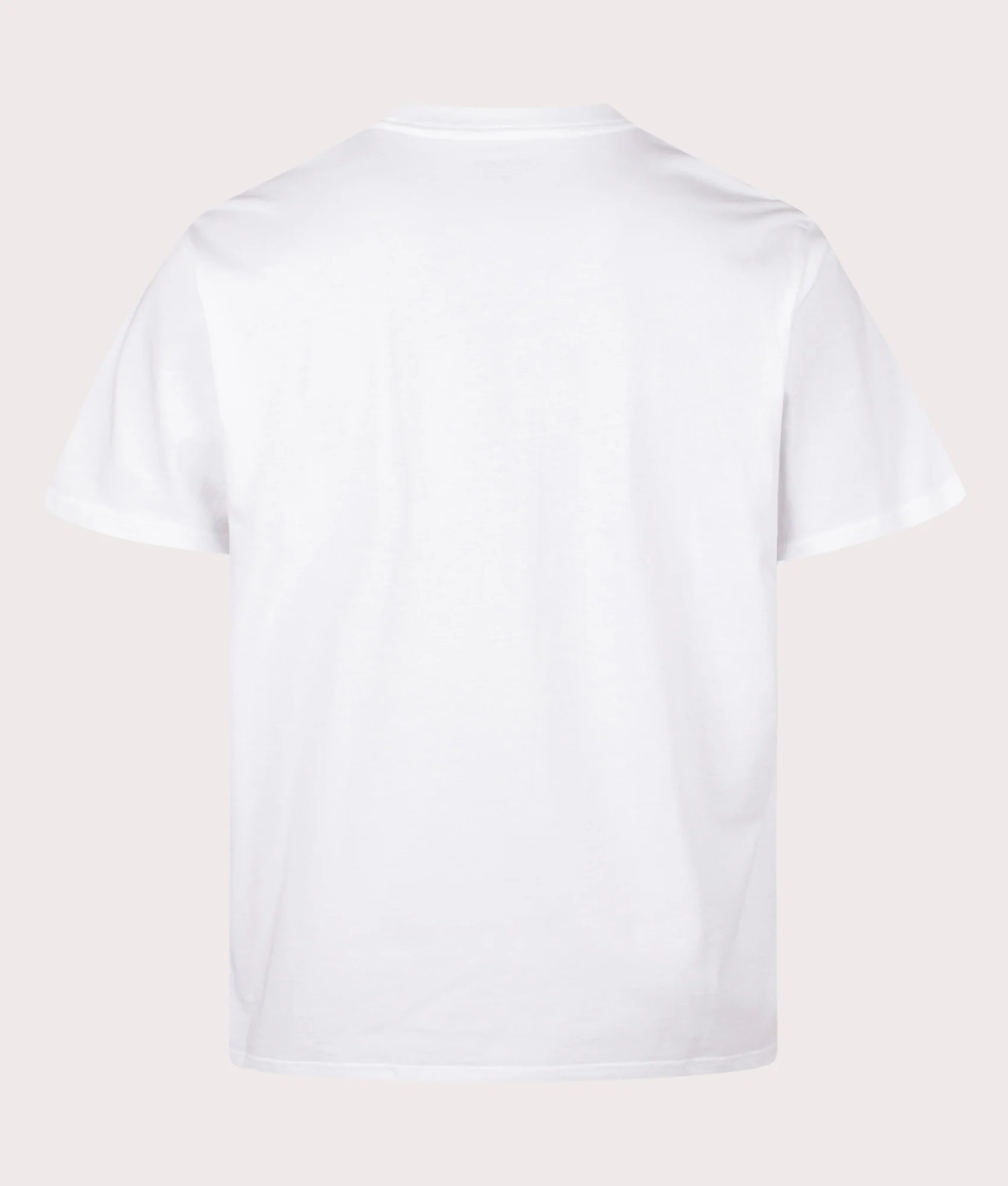 Loose Fit Script Embroidery T-Shirt - Image 4
